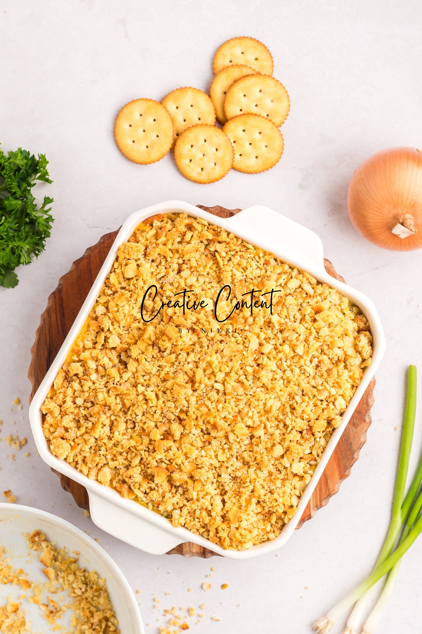 Ritz Cracker Chicken Casserole - Exclusive