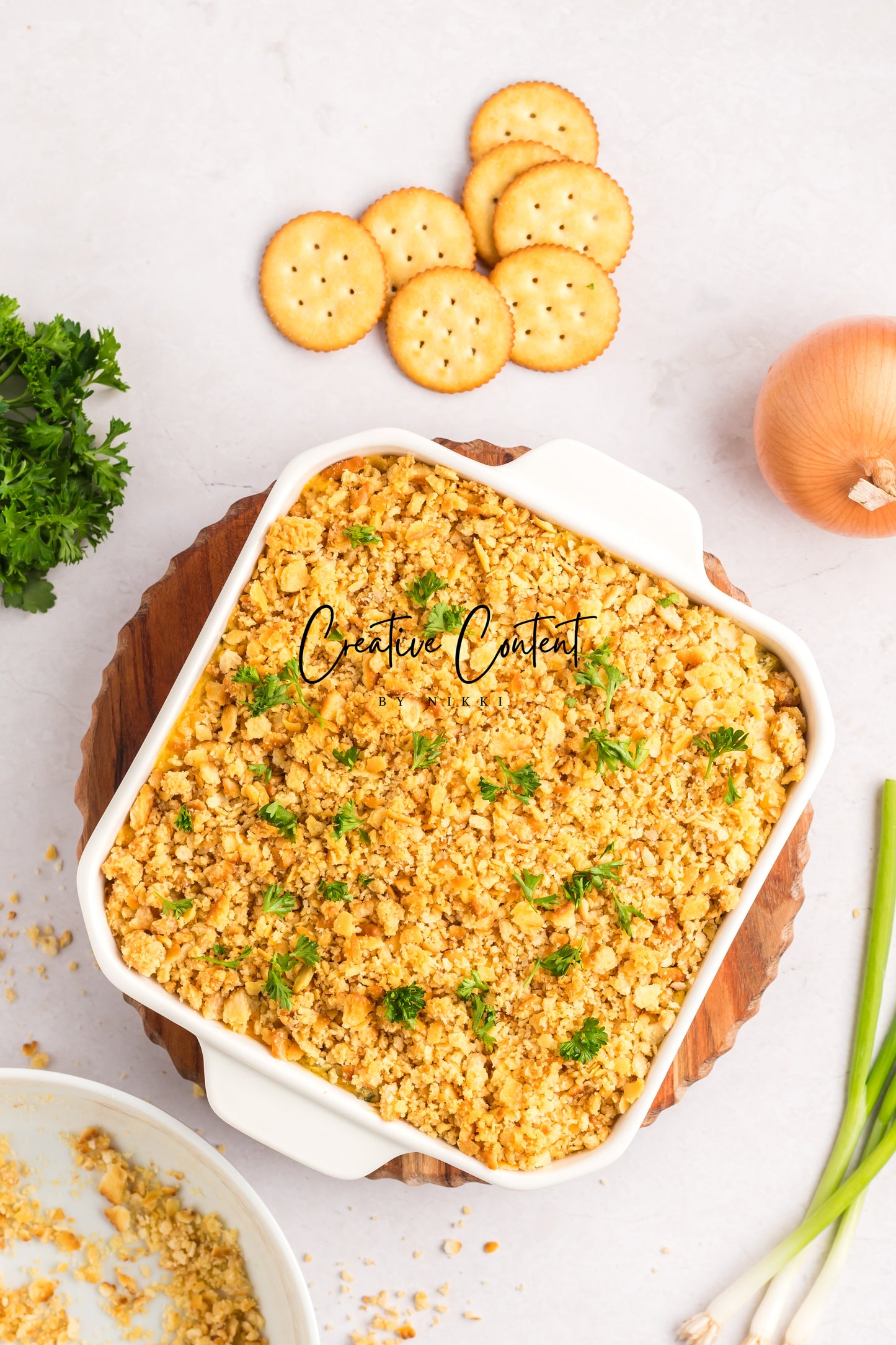 Ritz Cracker Chicken Casserole - Exclusive