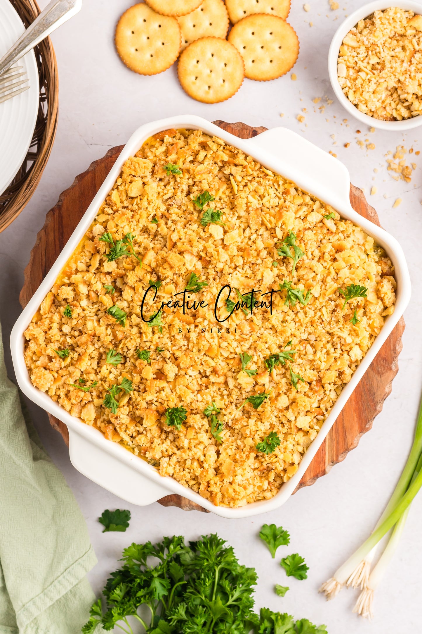 Ritz Cracker Chicken Casserole - Exclusive