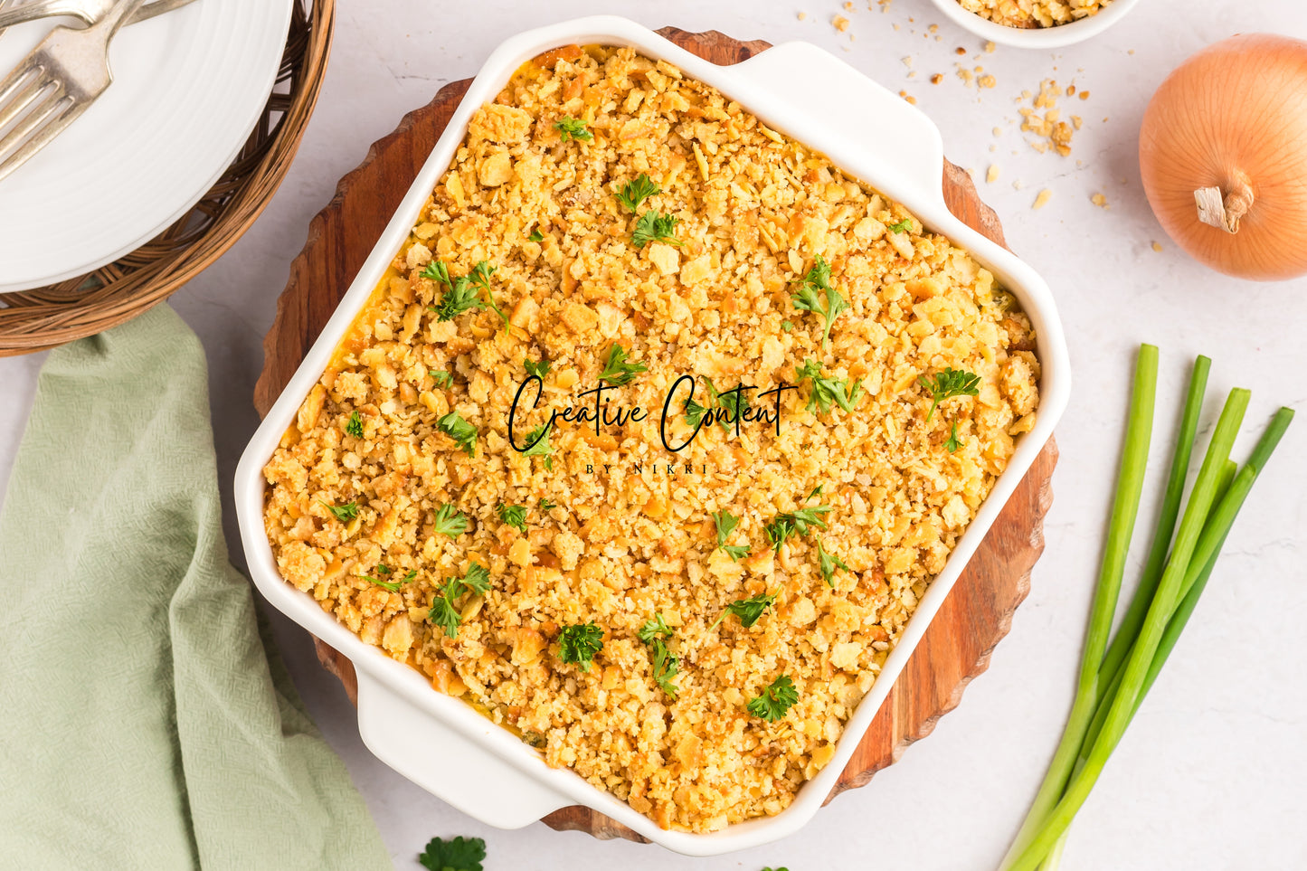 Ritz Cracker Chicken Casserole - Exclusive