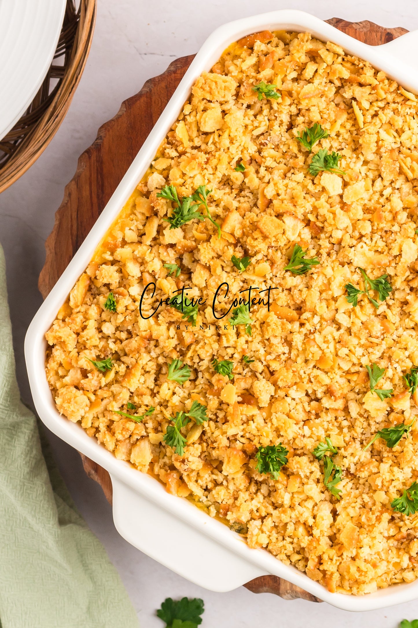 Ritz Cracker Chicken Casserole - Exclusive