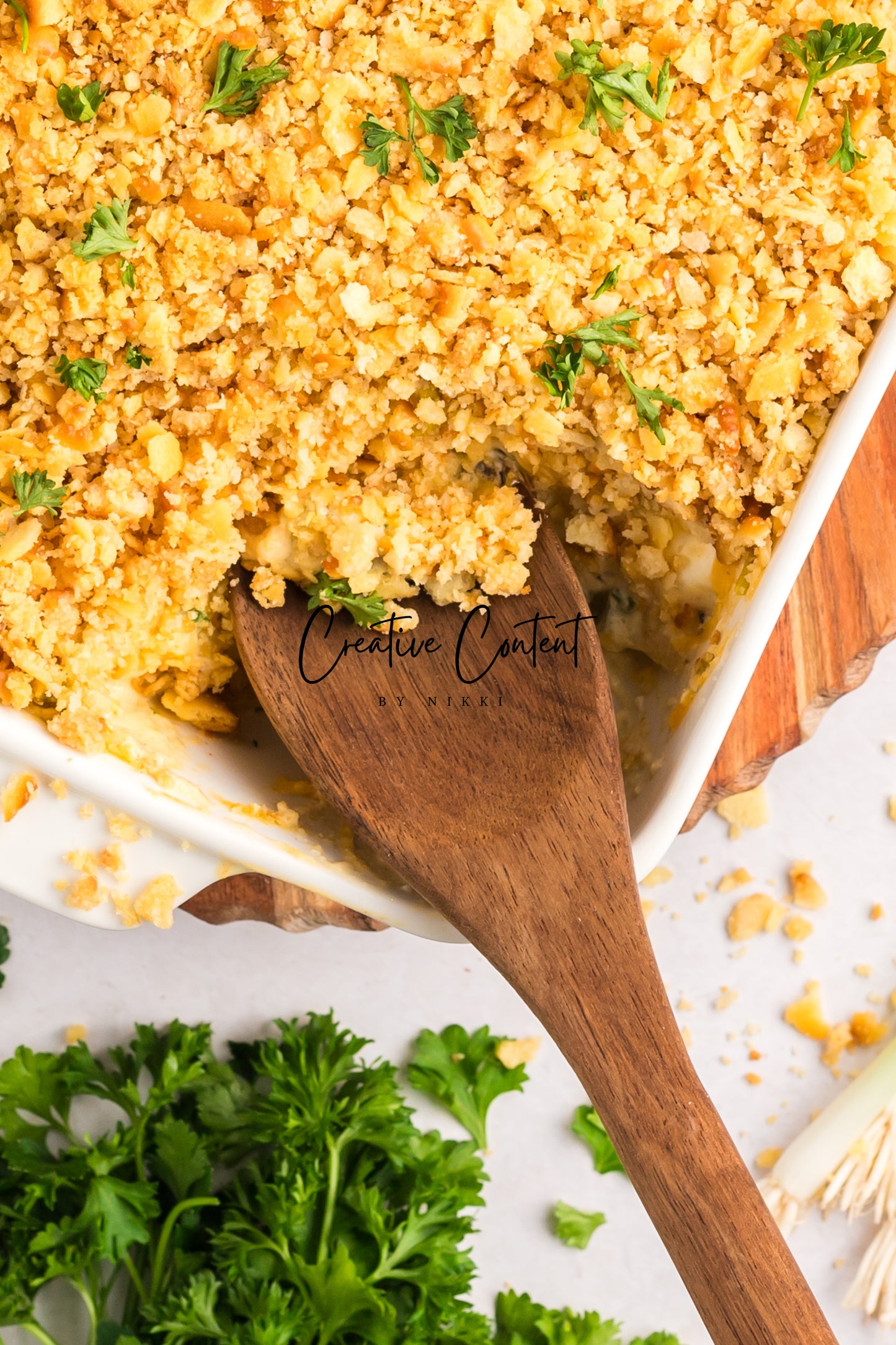 Ritz Cracker Chicken Casserole - Exclusive