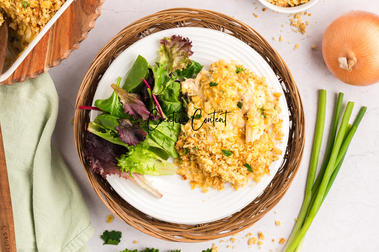 Ritz Cracker Chicken Casserole - Exclusive