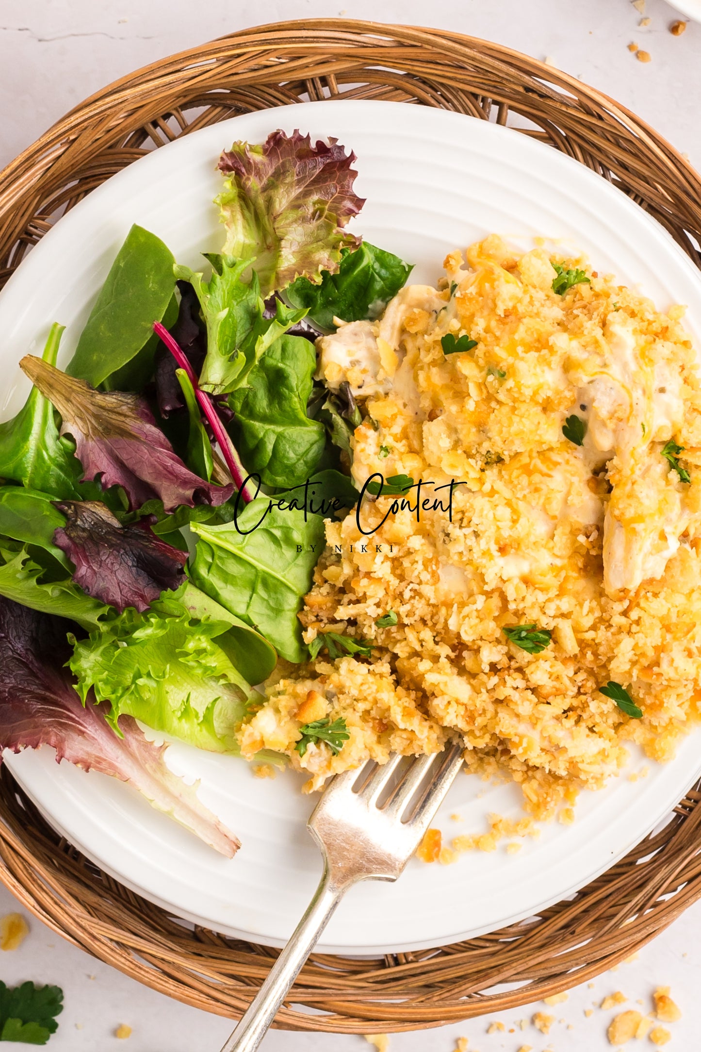 Ritz Cracker Chicken Casserole - Exclusive