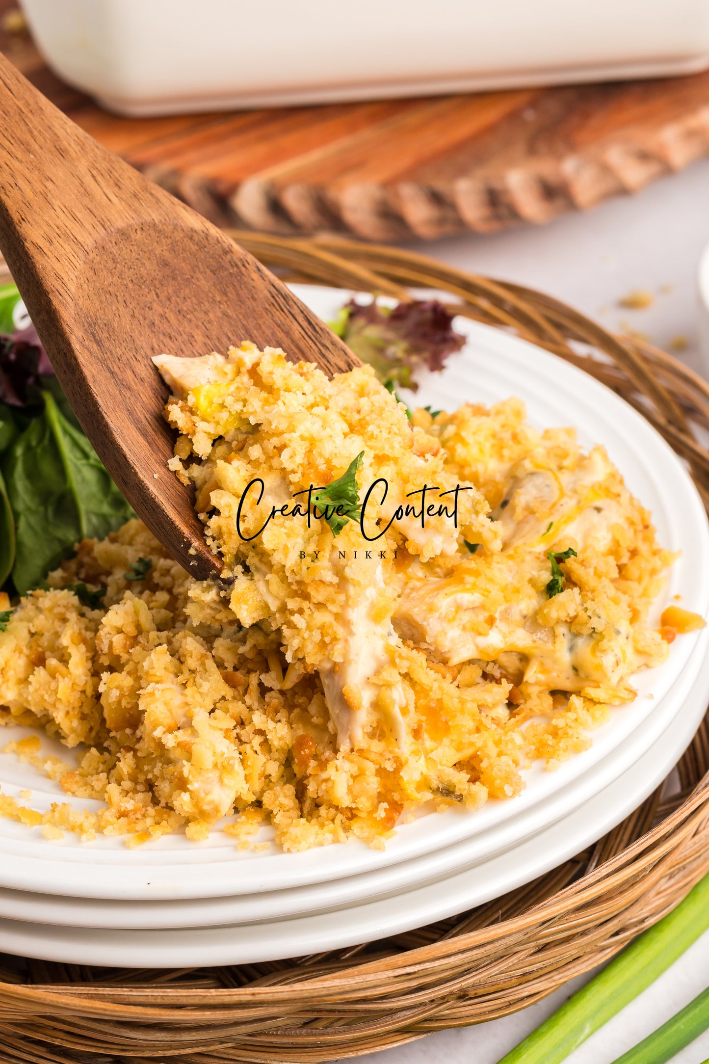 Ritz Cracker Chicken Casserole - Exclusive