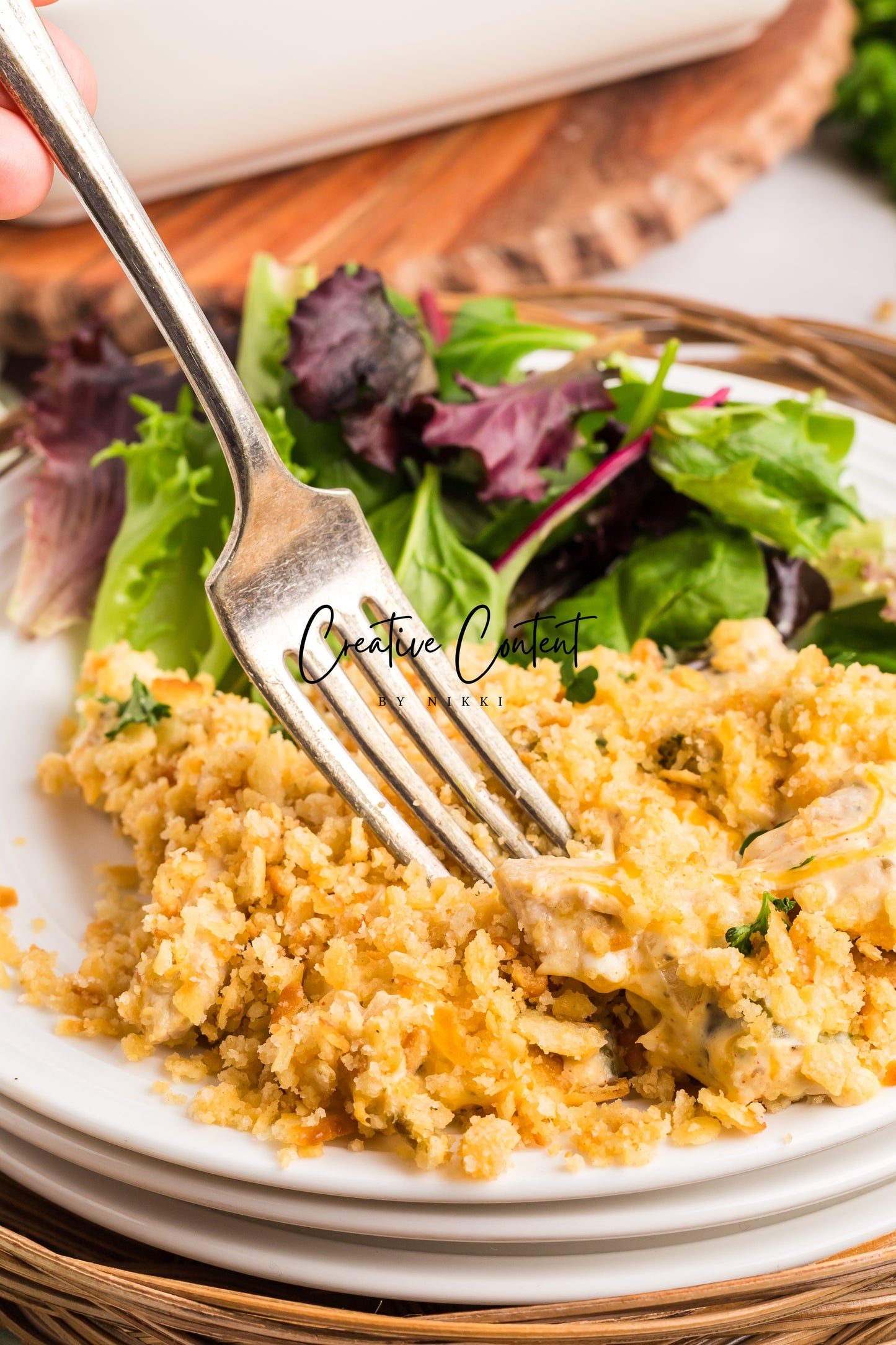 Ritz Cracker Chicken Casserole - Exclusive