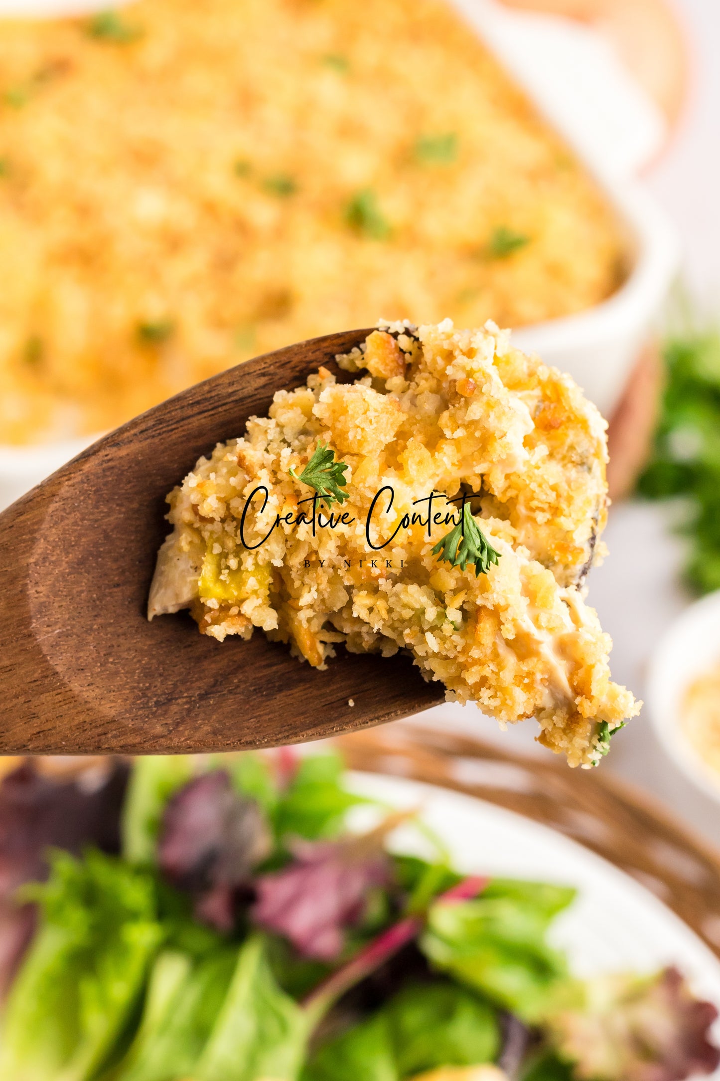 Ritz Cracker Chicken Casserole - Exclusive