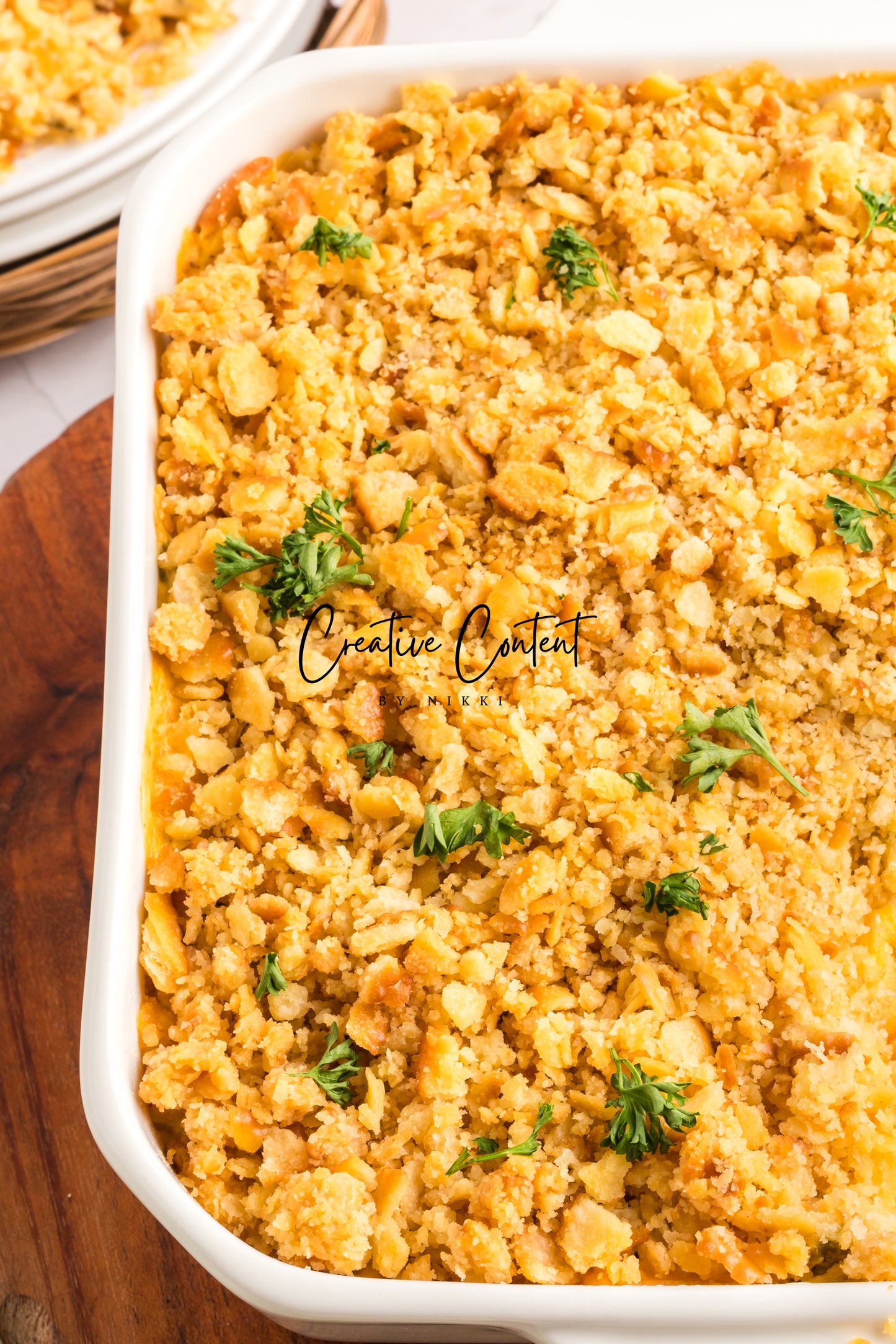 Ritz Cracker Chicken Casserole - Exclusive