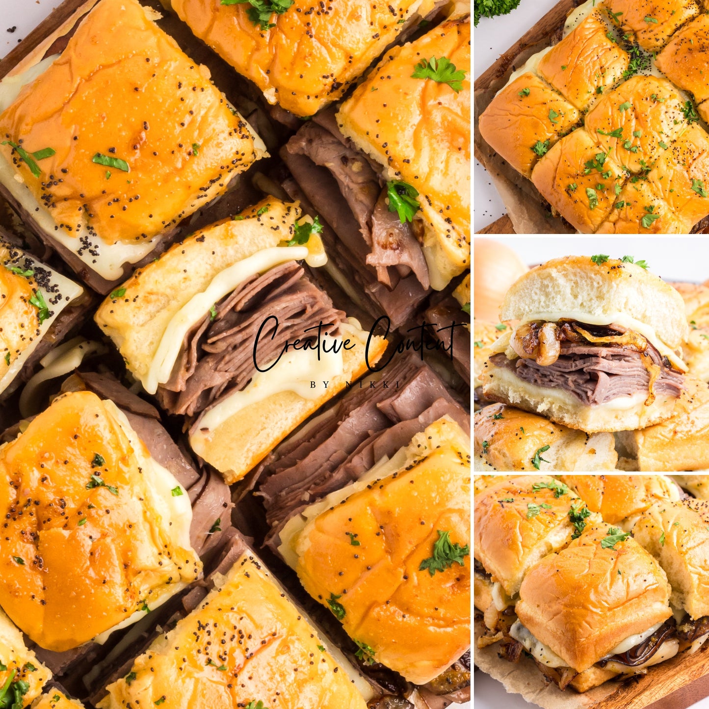 Roast Beef Sliders - Set 1 of 3