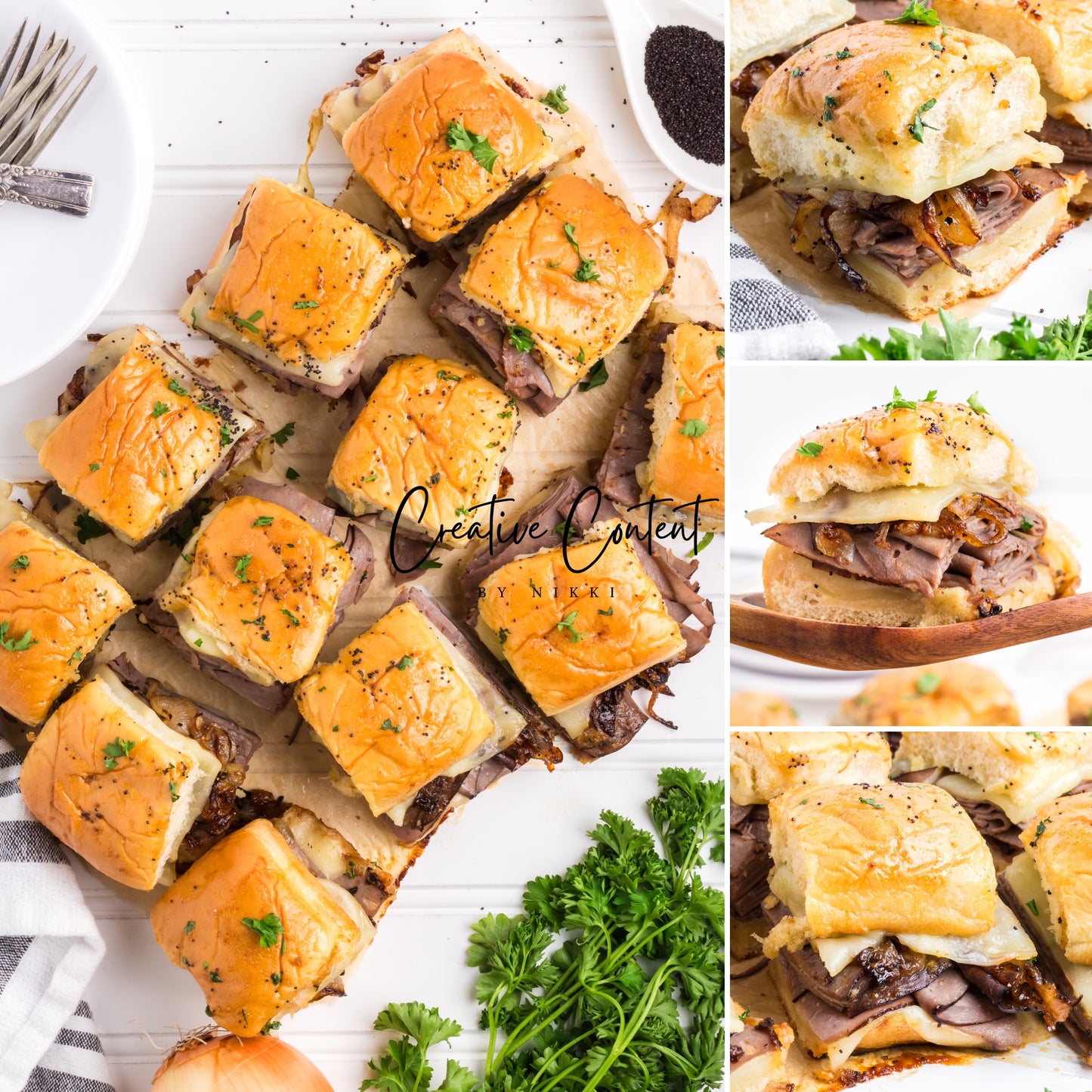 Roast Beef Sliders - Set 2 of 3