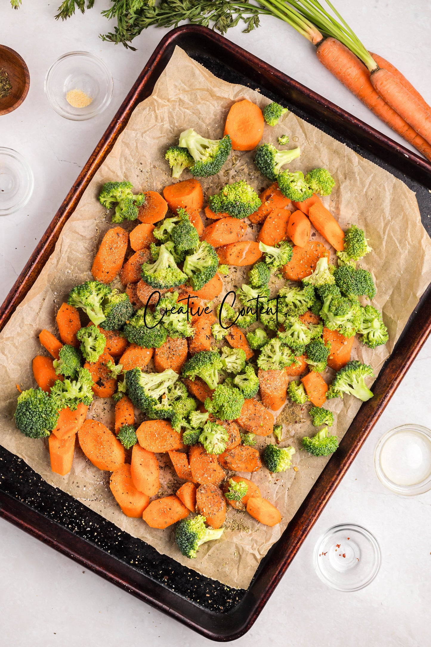 Roasted Broccoli and Carrots - Set 1 of 2