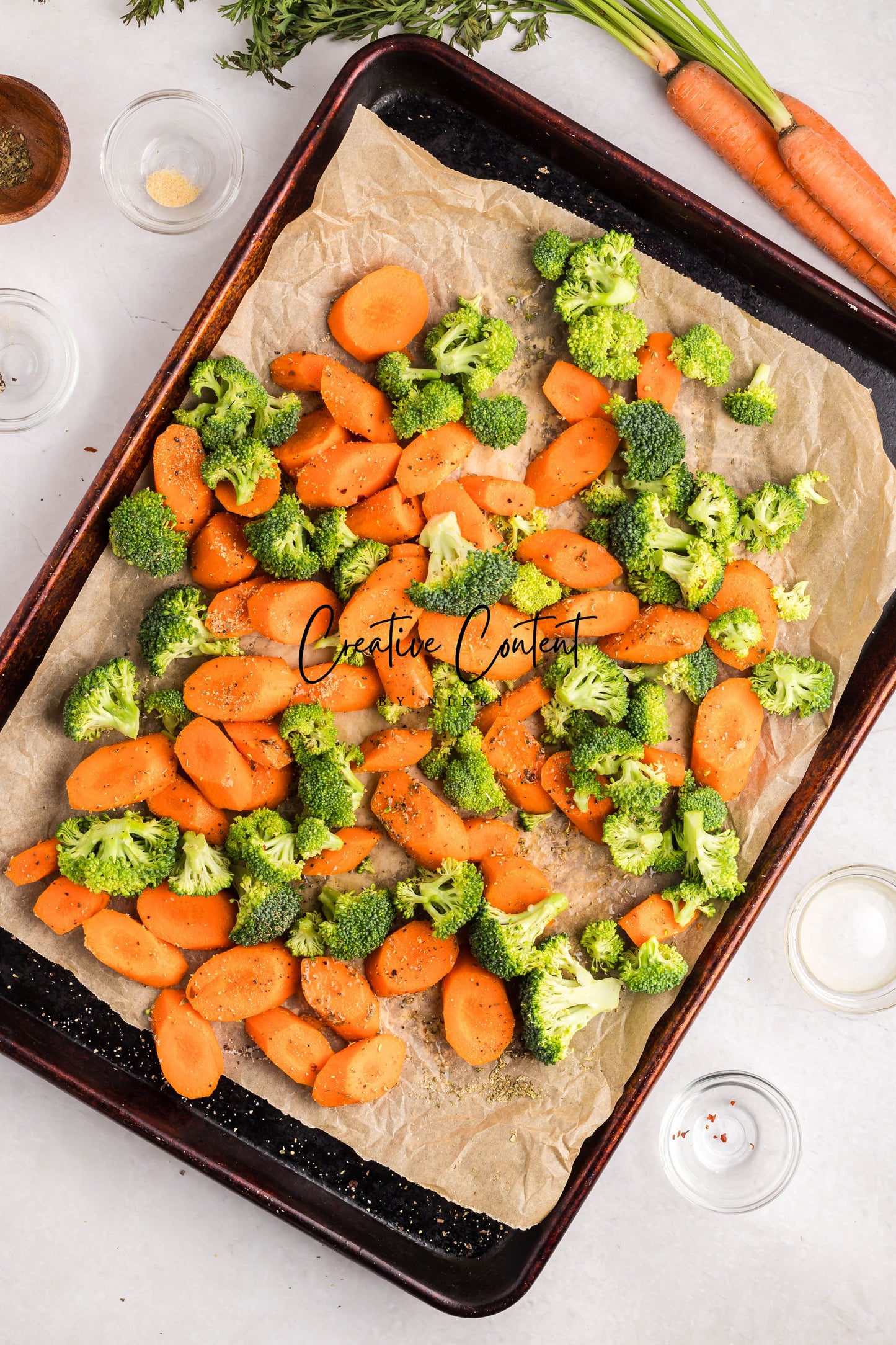 Roasted Broccoli and Carrots - Set 1 of 2