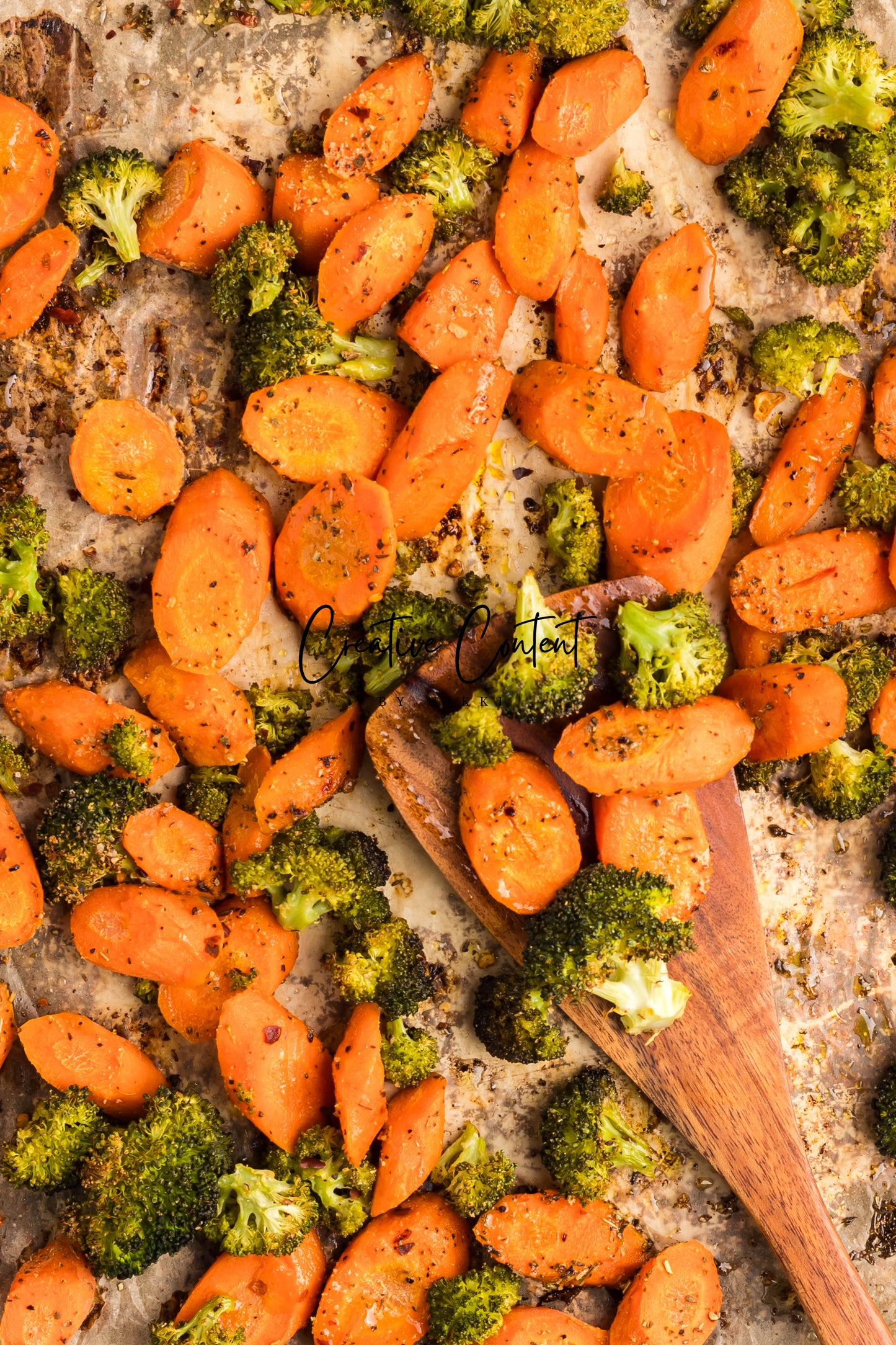 Roasted Broccoli and Carrots - Set 1 of 2