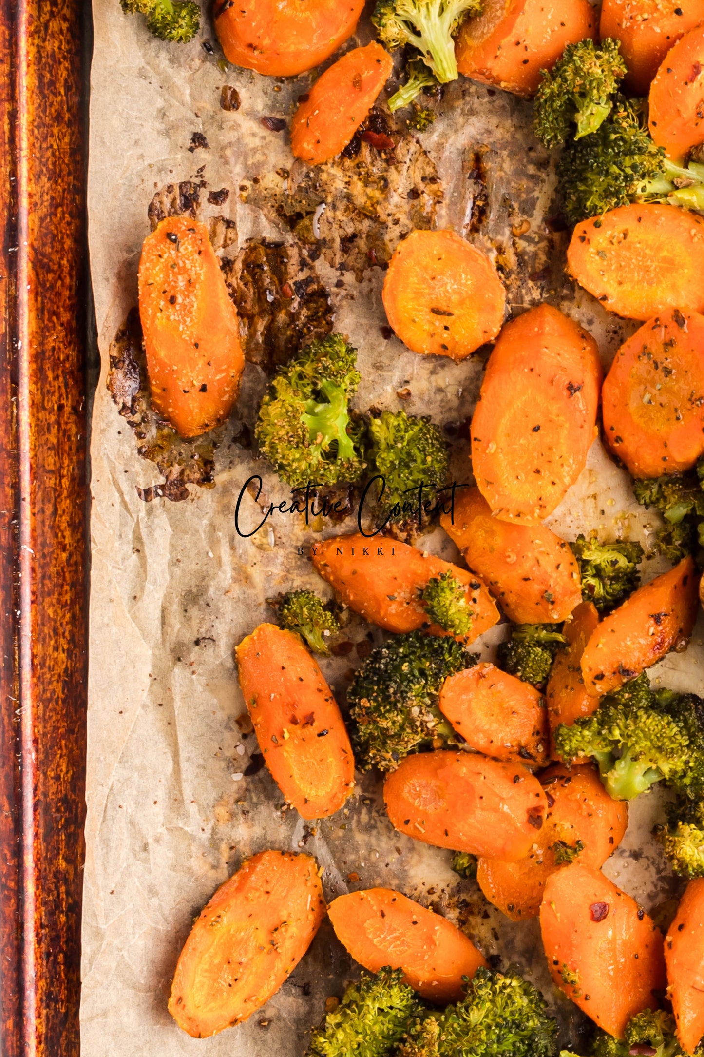Roasted Broccoli and Carrots - Set 1 of 2