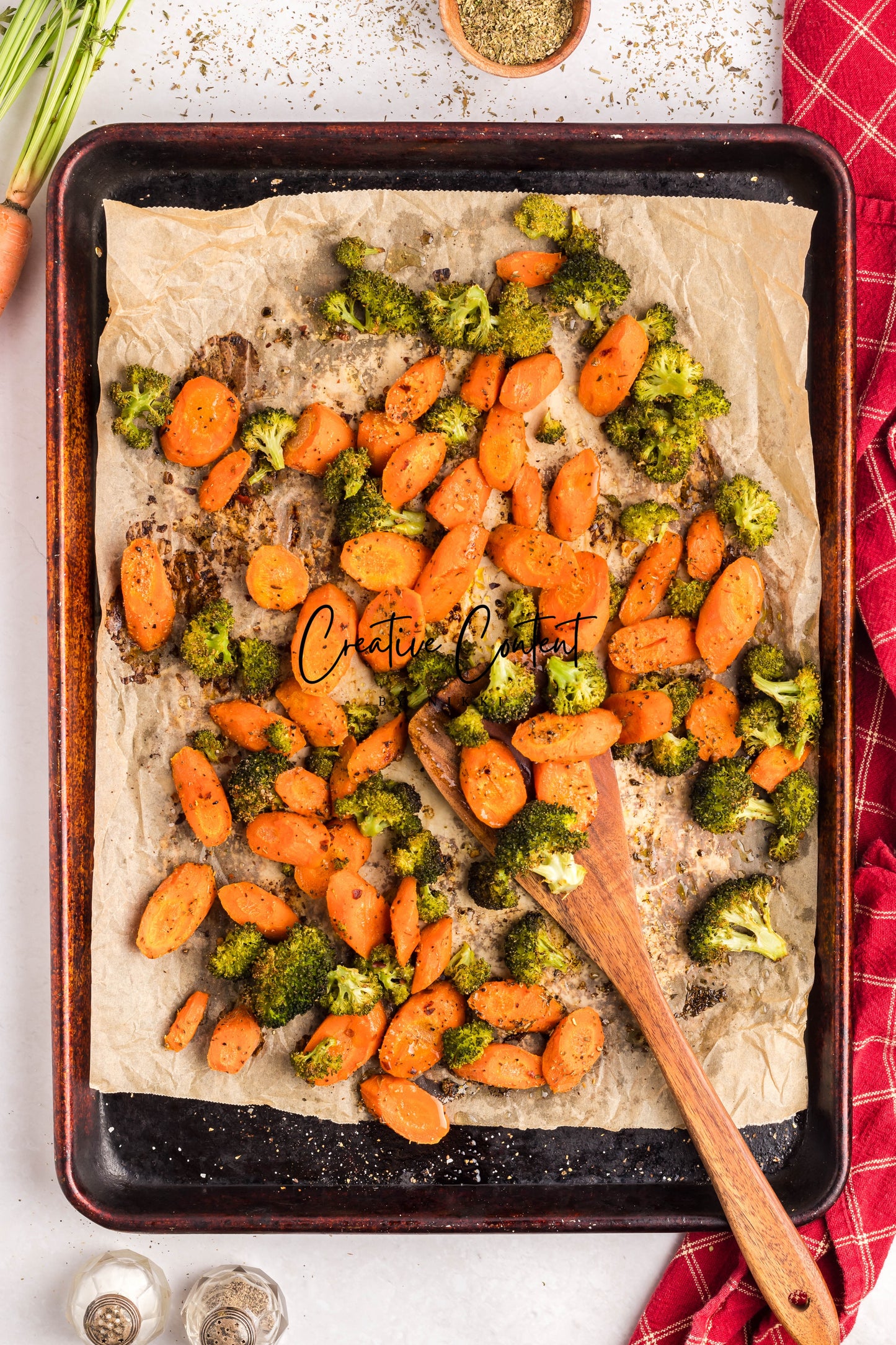 Roasted Broccoli and Carrots - Set 1 of 2