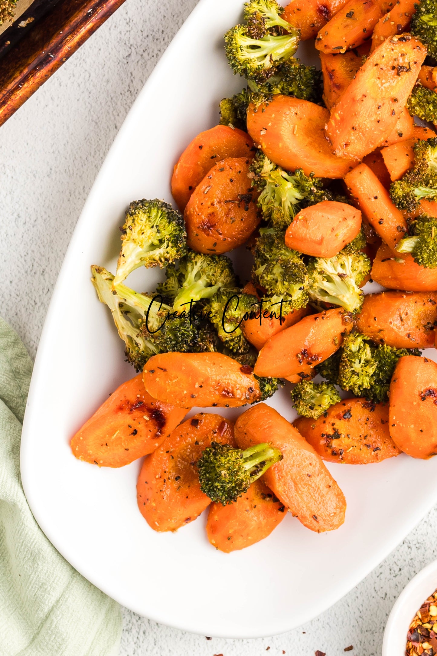 Roasted Broccoli and Carrots - Set 2 of 2