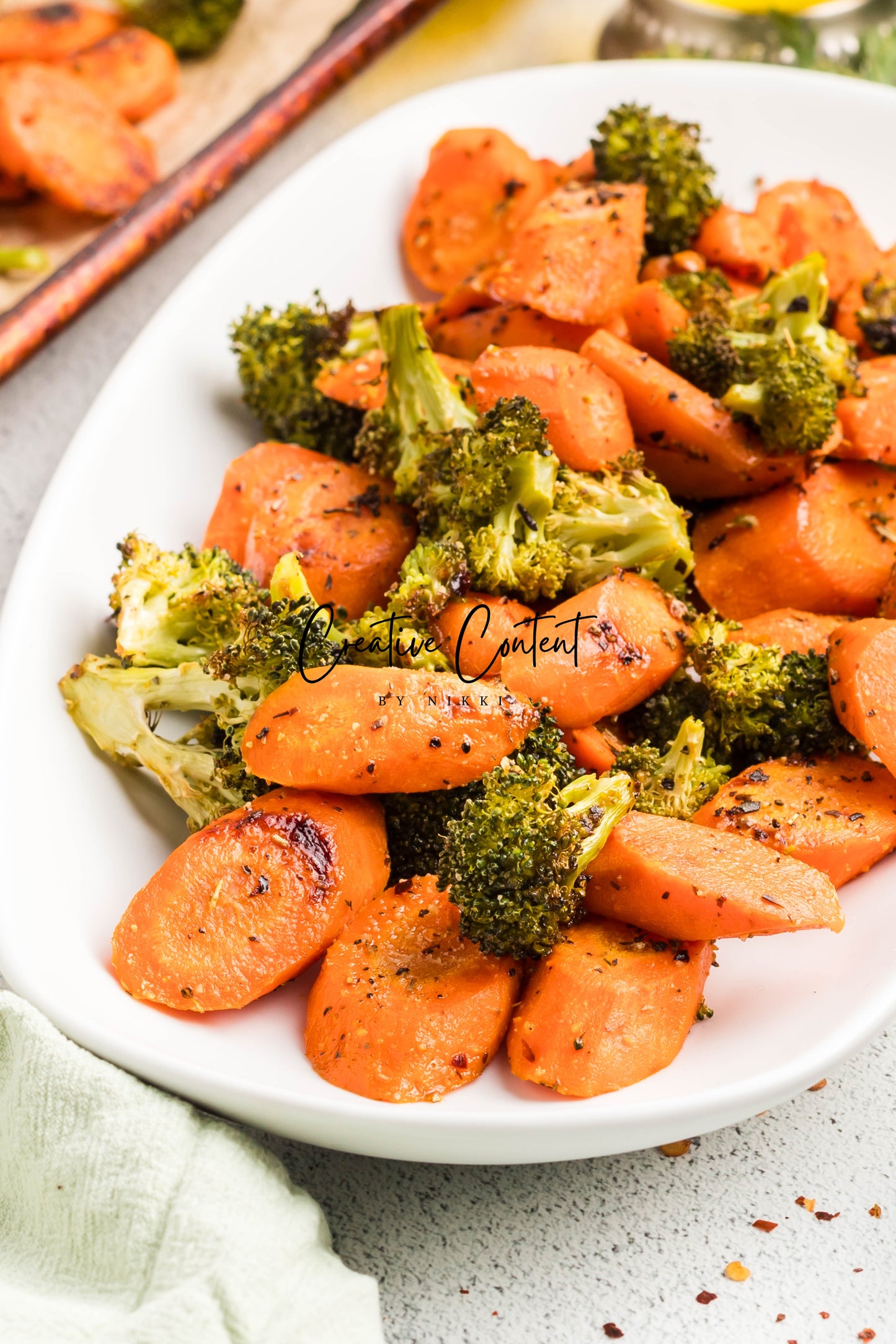 Roasted Broccoli and Carrots - Set 2 of 2