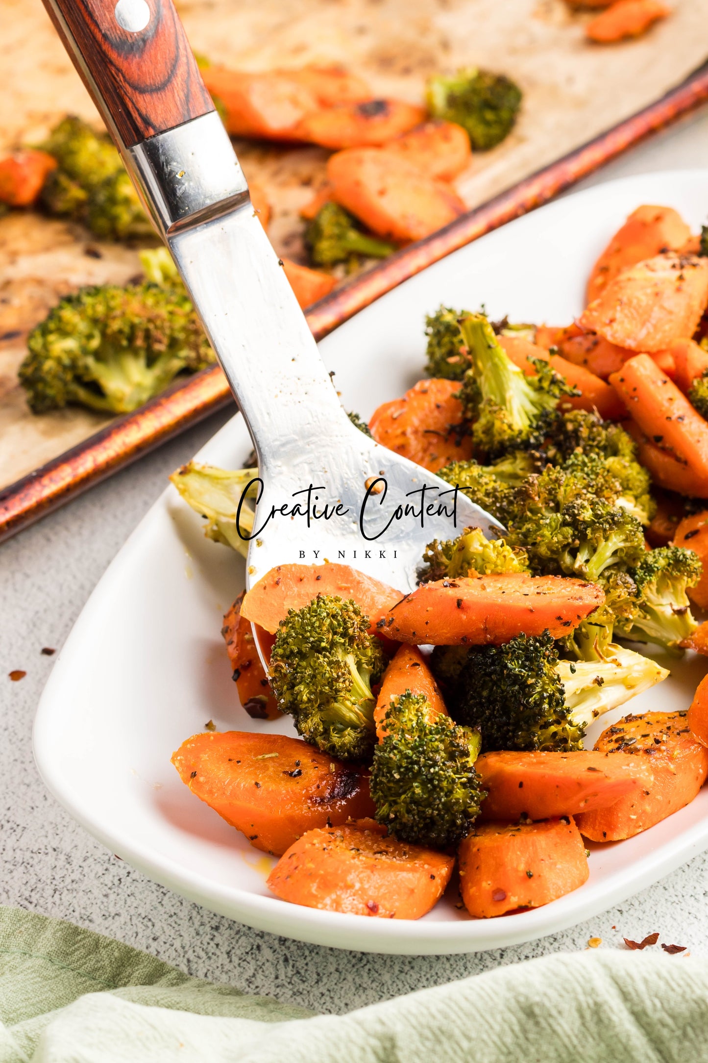 Roasted Broccoli and Carrots - Set 2 of 2