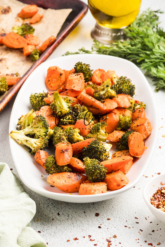 Roasted Broccoli and Carrots - Set 2 of 2