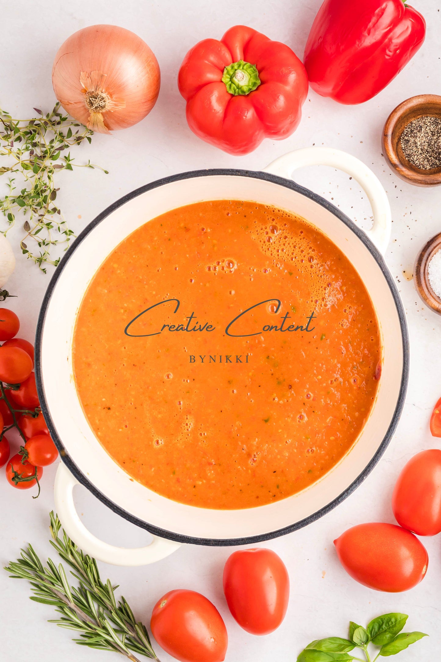 Roasted Red Pepper Tomato Soup - Exclusive