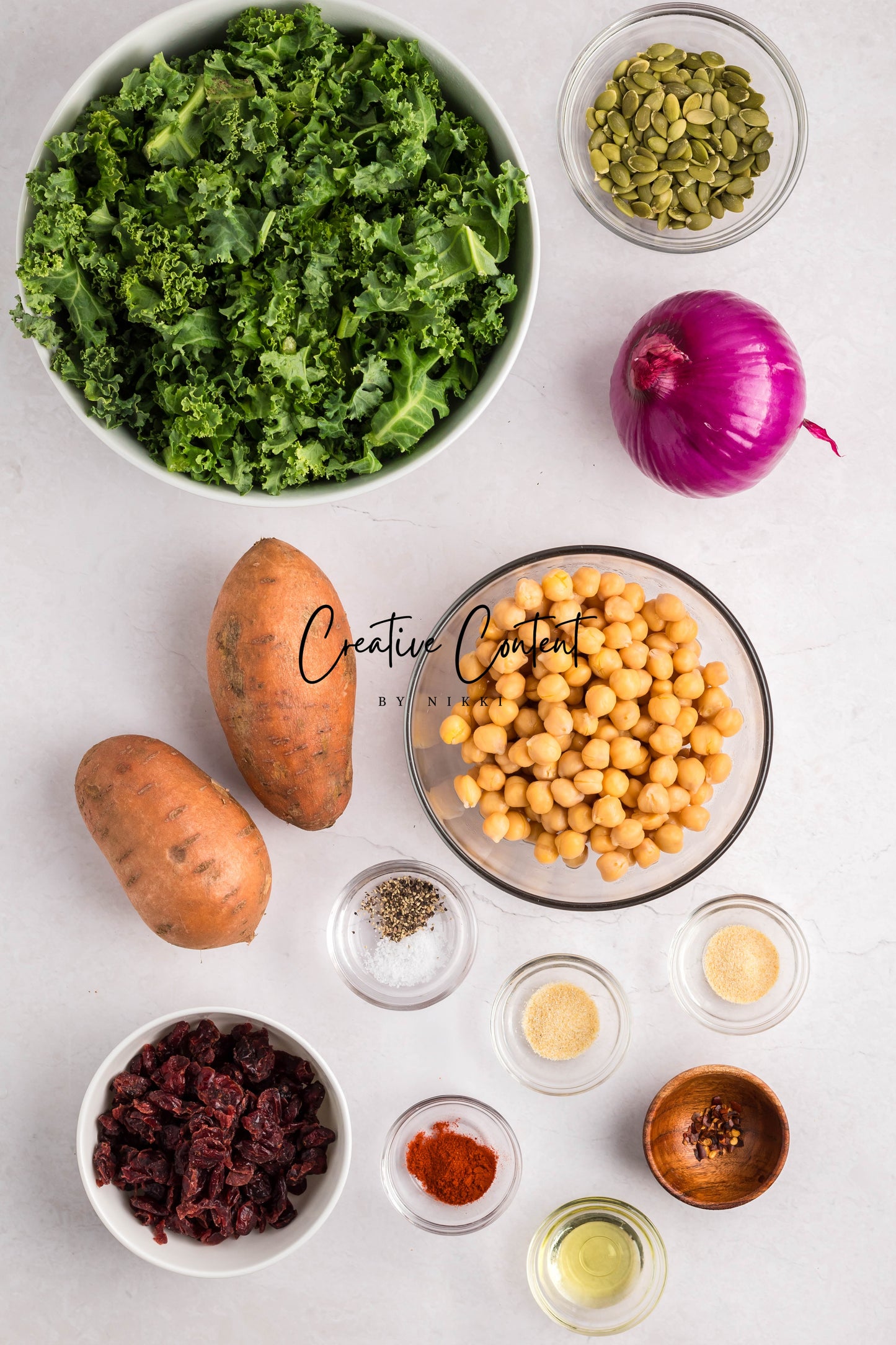 Roasted Sweet Potato Kale Salad - Exclusive