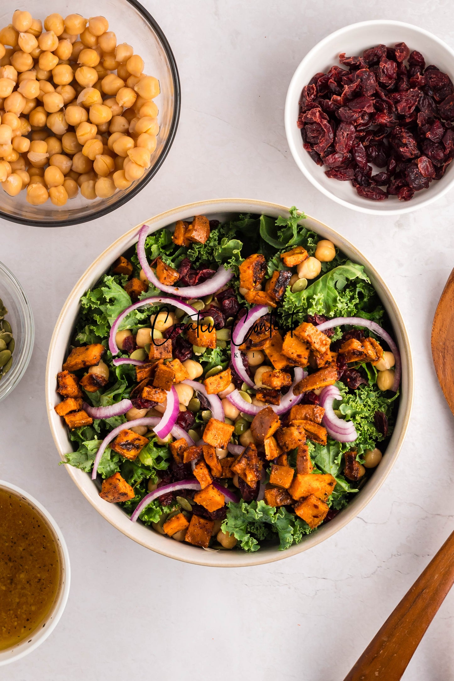 Roasted Sweet Potato Kale Salad - Exclusive