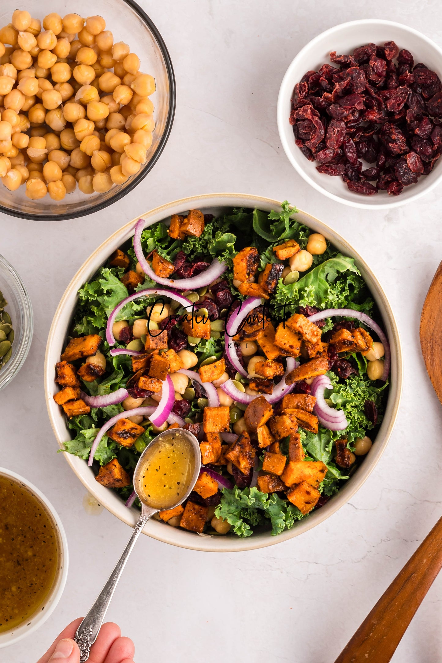 Roasted Sweet Potato Kale Salad - Exclusive