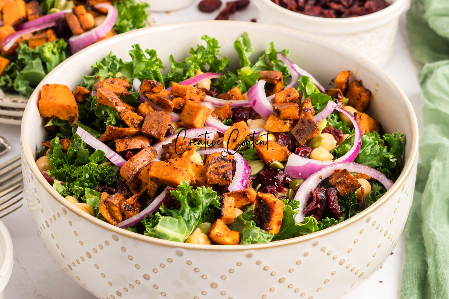 Roasted Sweet Potato Kale Salad - Exclusive