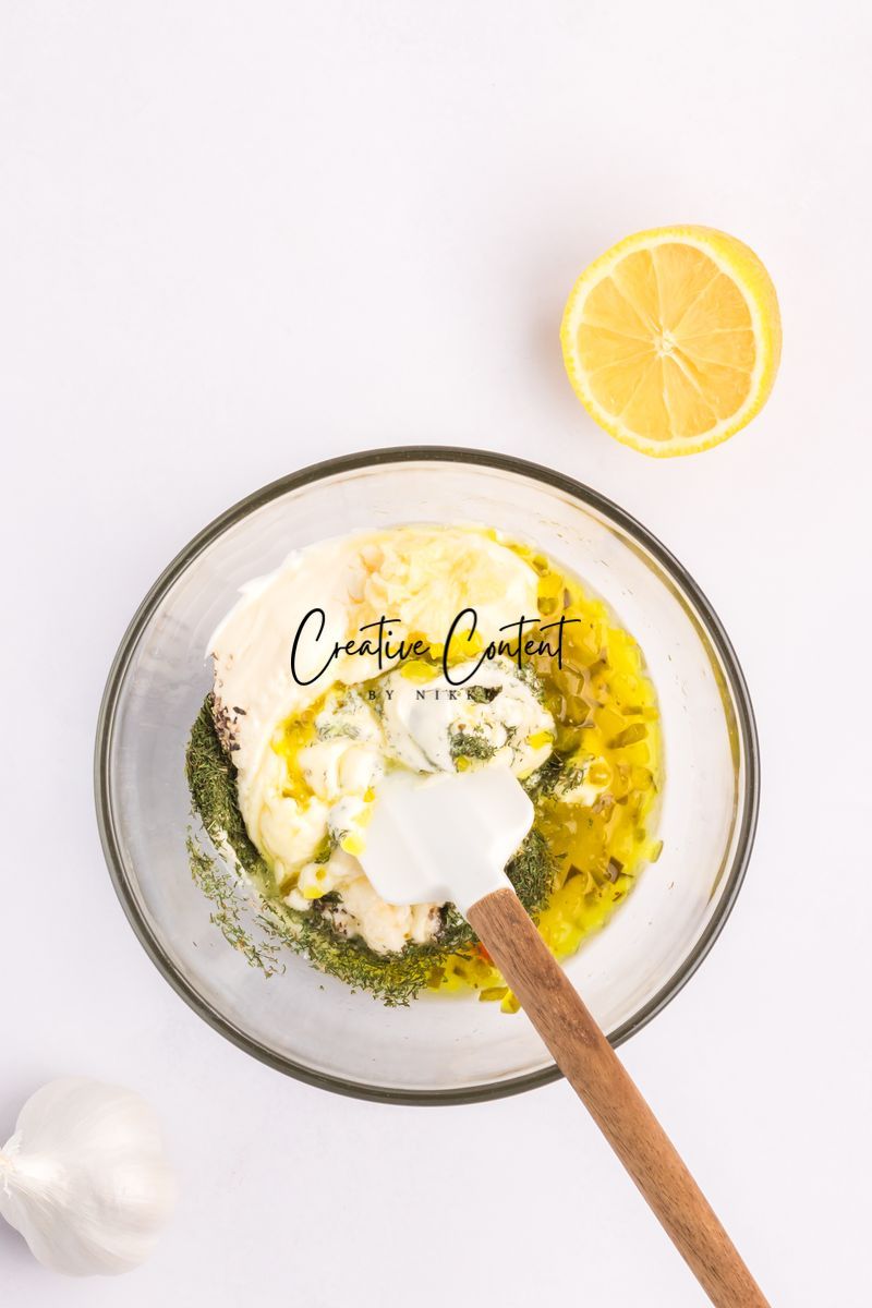 Salmon Cakes With Canned Salmon + Tarter Sauce - Set 1 of 2