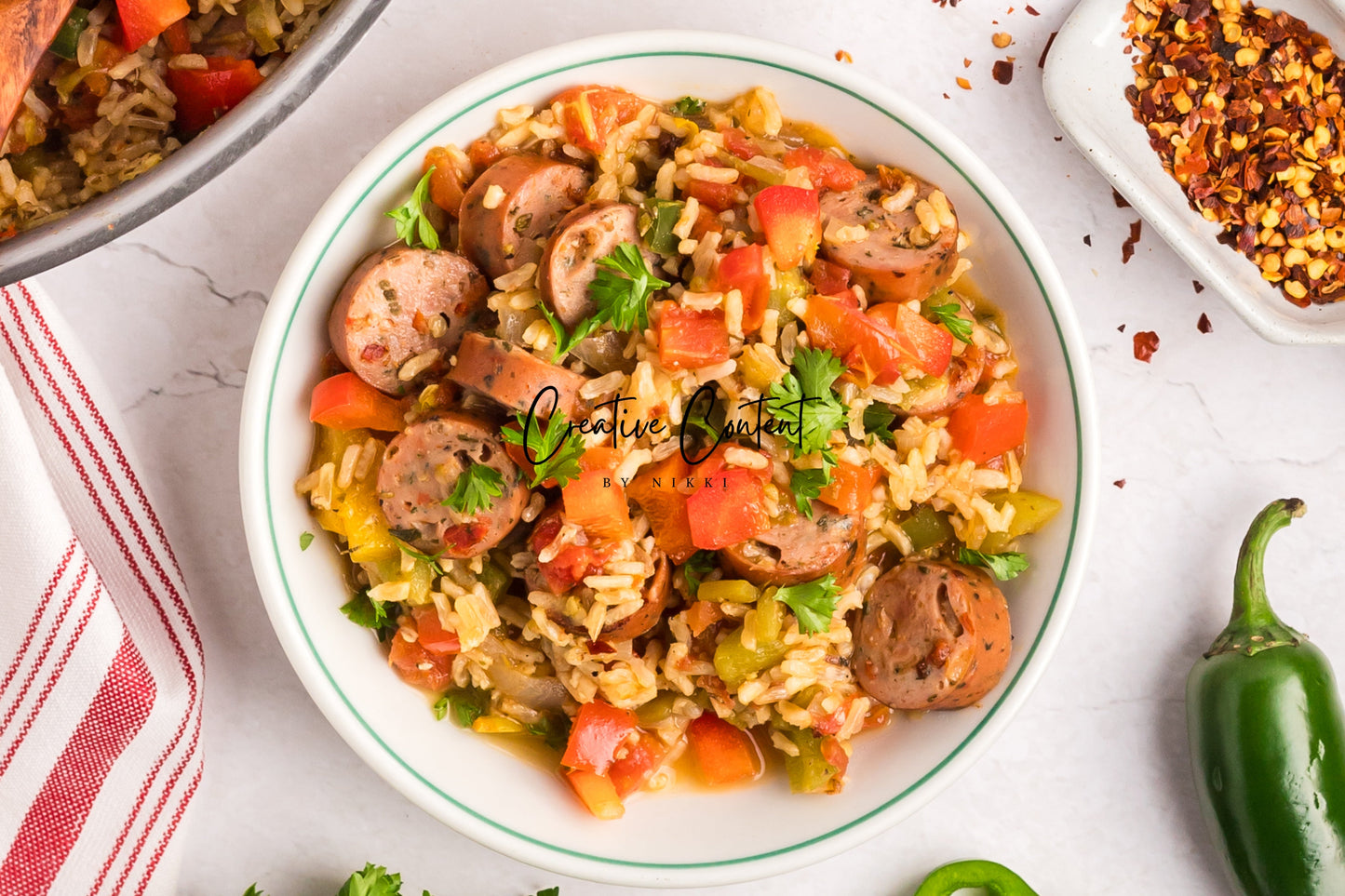 Sausage And Rice Casserole - Set 1 of 2