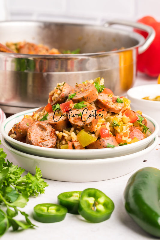 Sausage And Rice Casserole - Set 1  of 2
