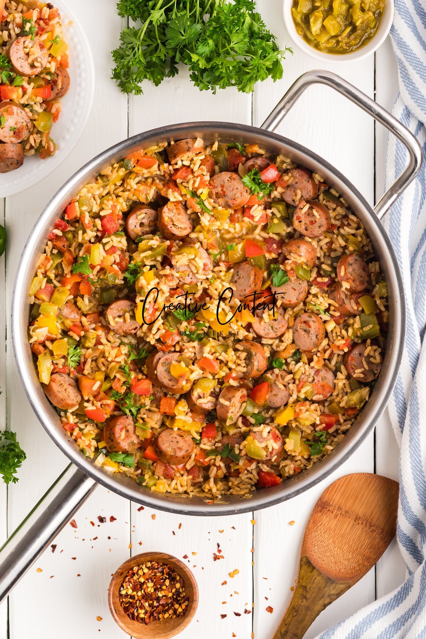 Sausage And Rice Casserole -Set 2 of 2