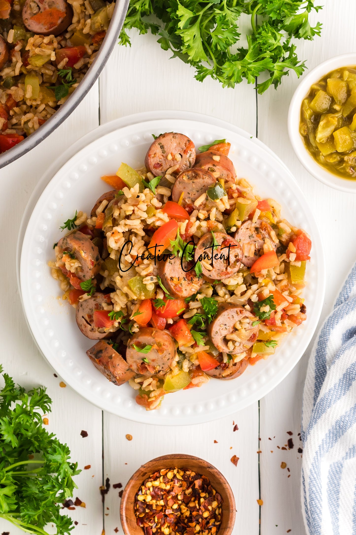 Sausage And Rice Casserole -Set 2 of 2