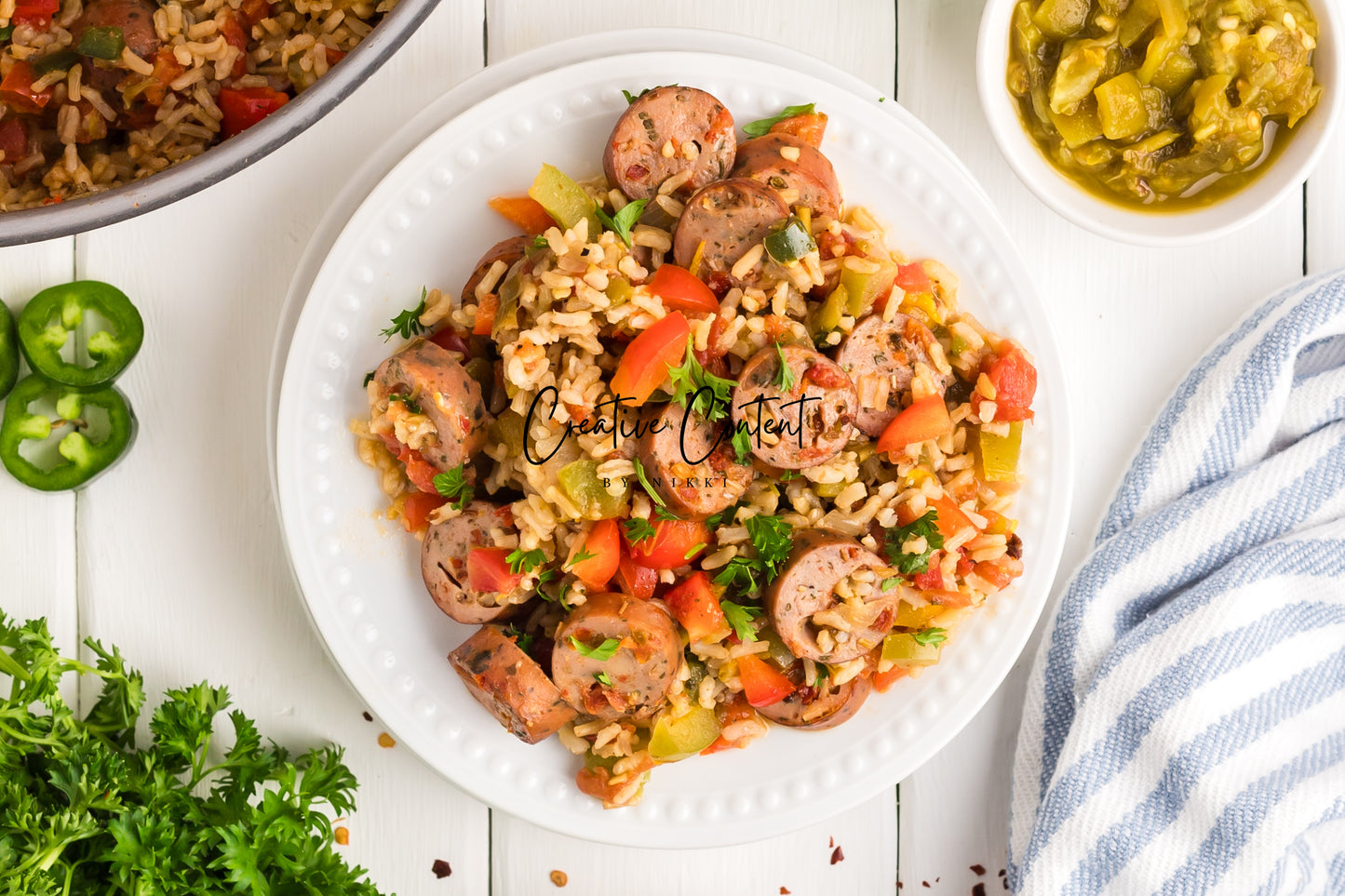 Sausage And Rice Casserole -Set 2 of 2