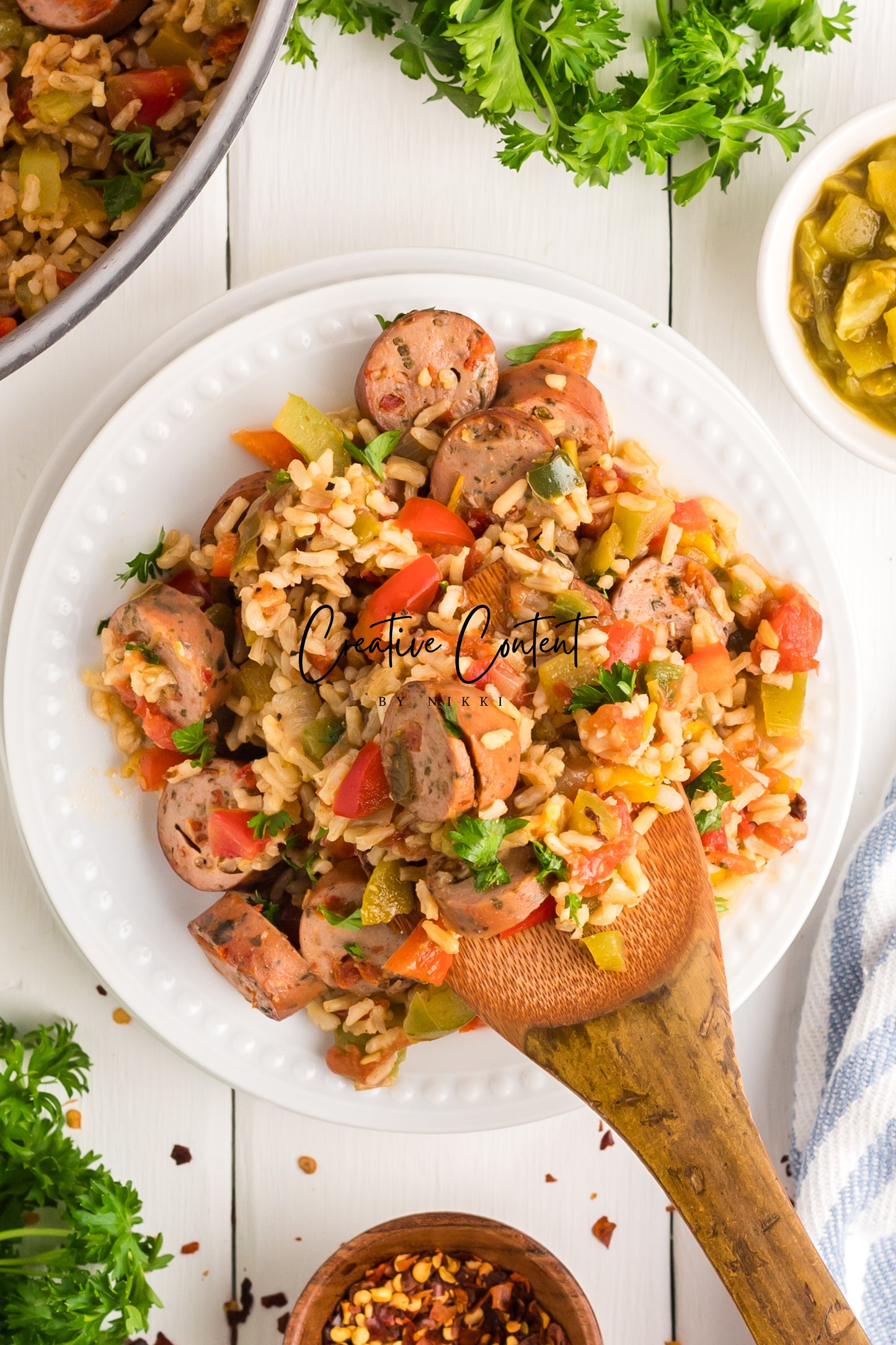 Sausage And Rice Casserole -Set 2 of 2