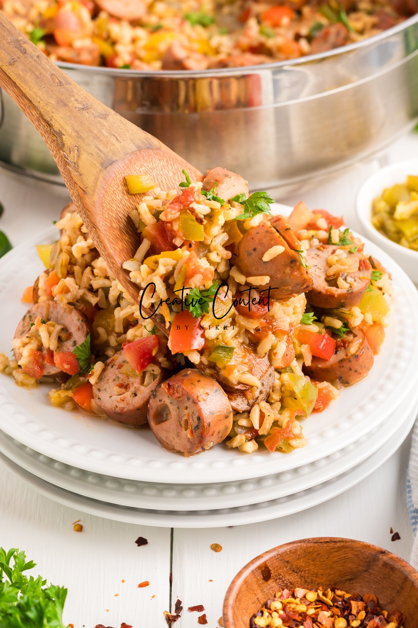 Sausage And Rice Casserole -Set 2 of 2