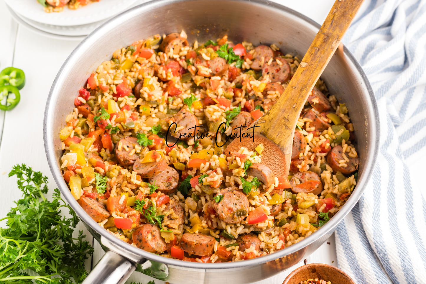 Sausage And Rice Casserole -Set 2 of 2