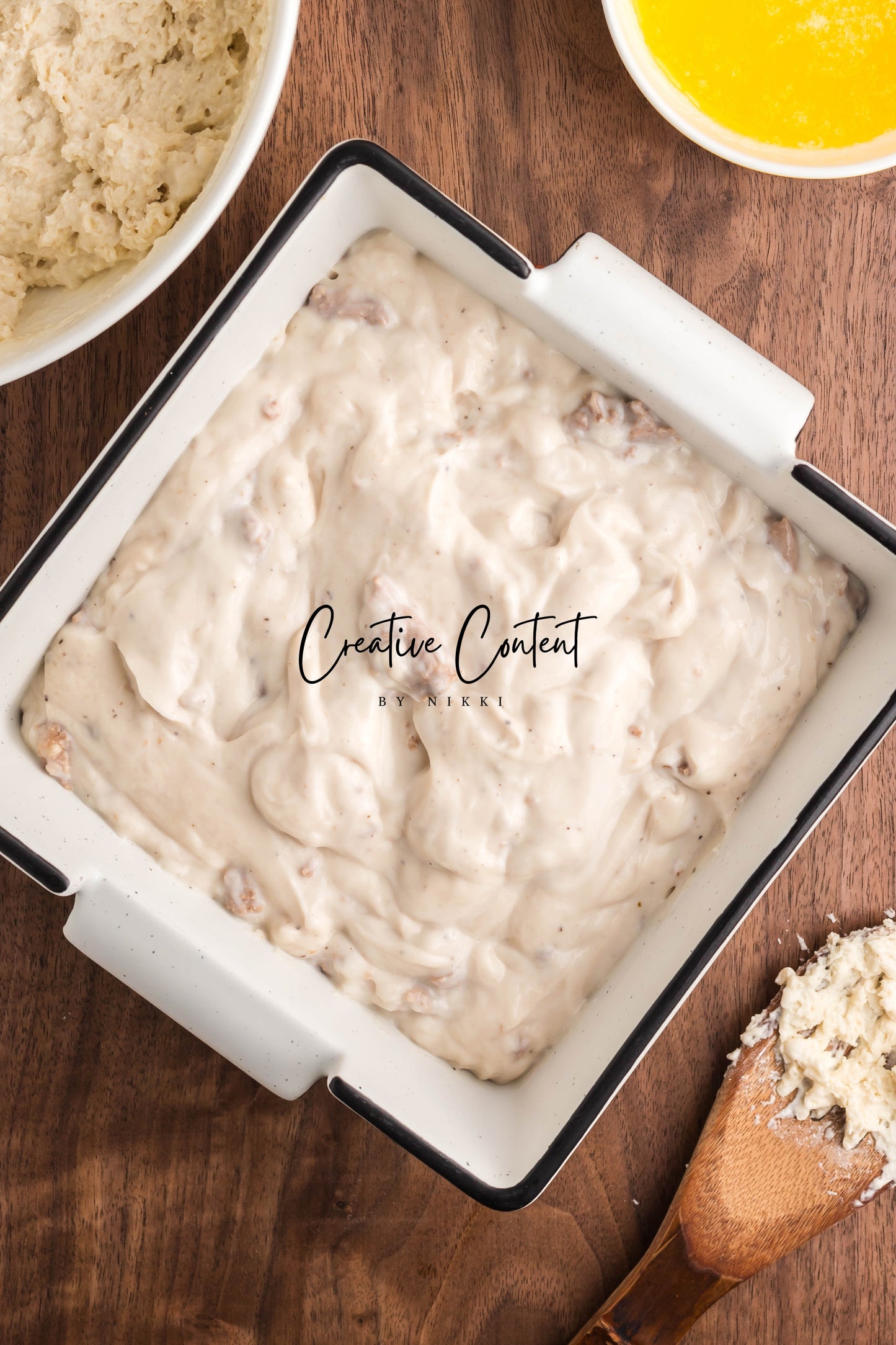 Sausage Gravy Butter Swim Biscuits - Exclusive