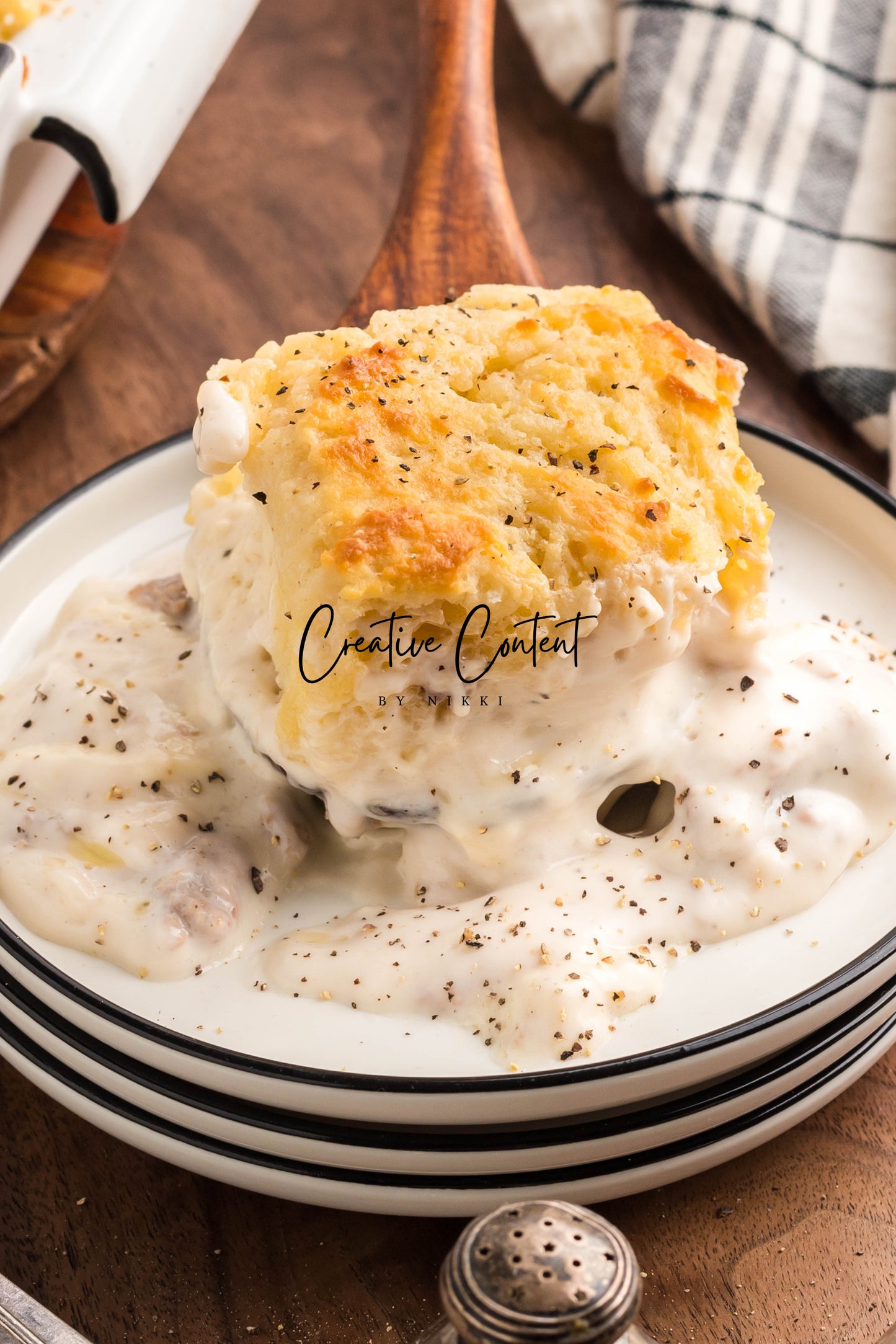 Sausage Gravy Butter Swim Biscuits - Exclusive