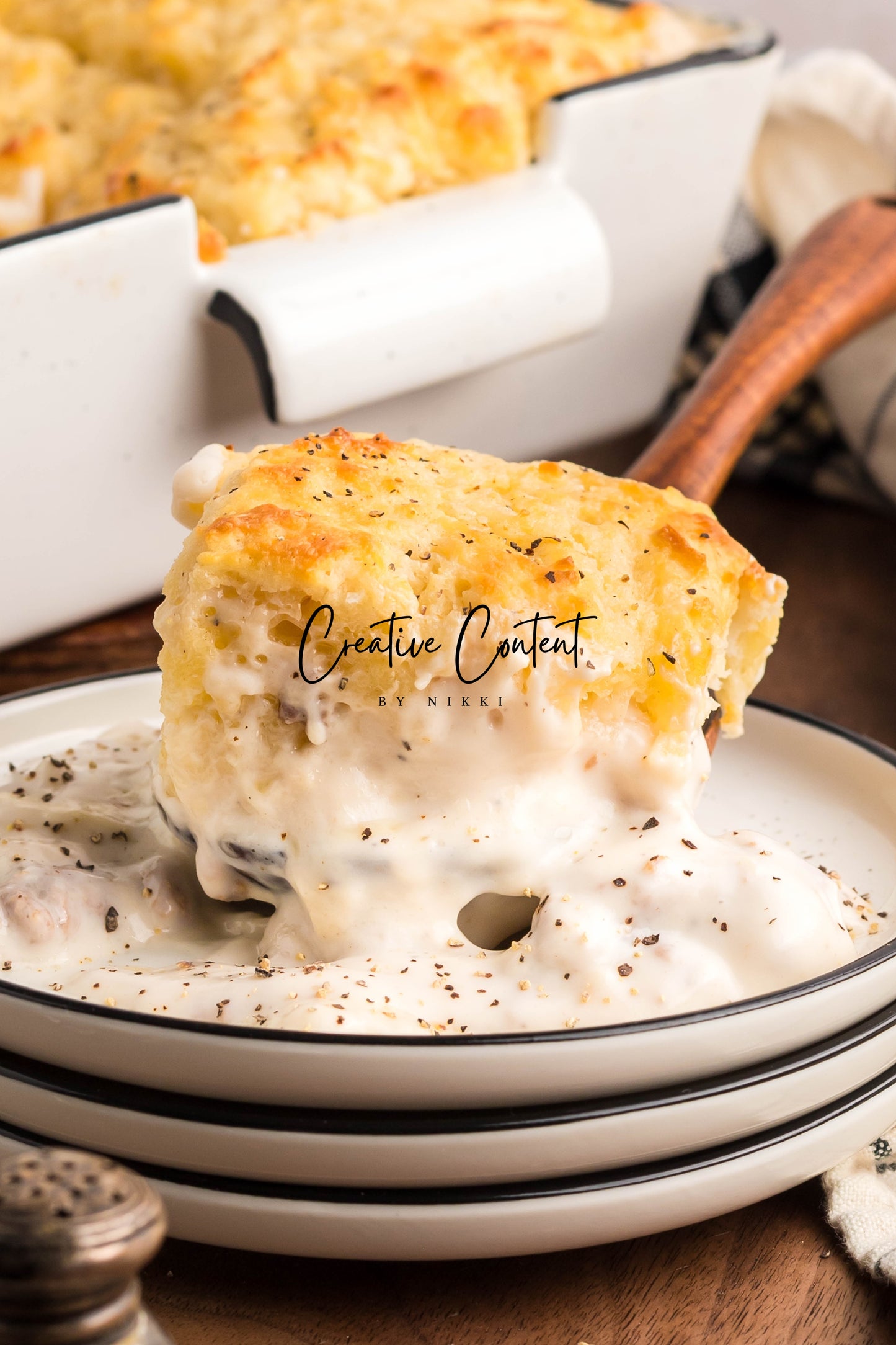 Sausage Gravy Butter Swim Biscuits - Exclusive