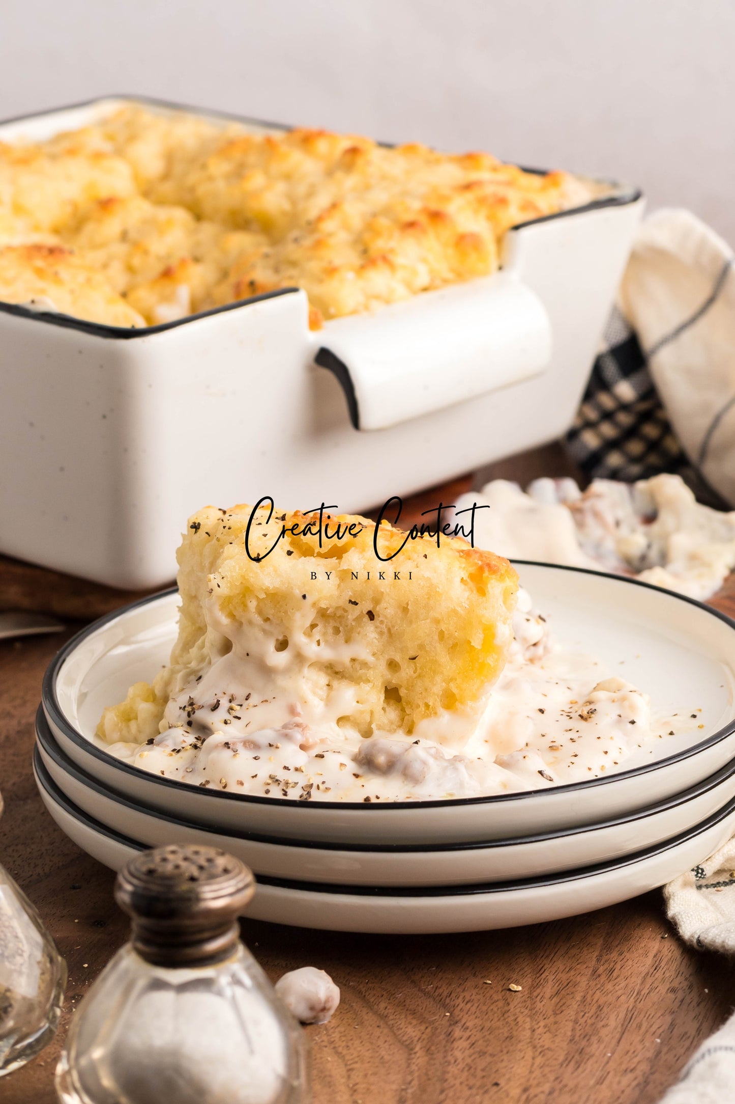 Sausage Gravy Butter Swim Biscuits - Exclusive