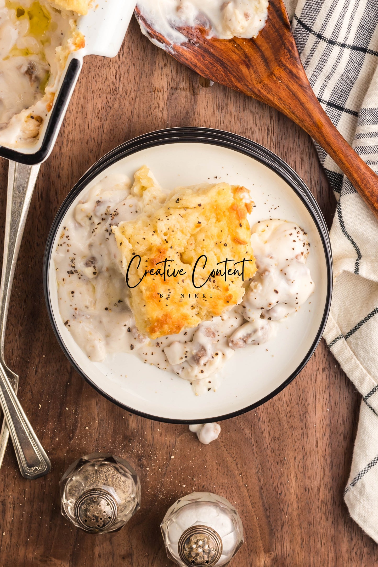Sausage Gravy Butter Swim Biscuits - Exclusive