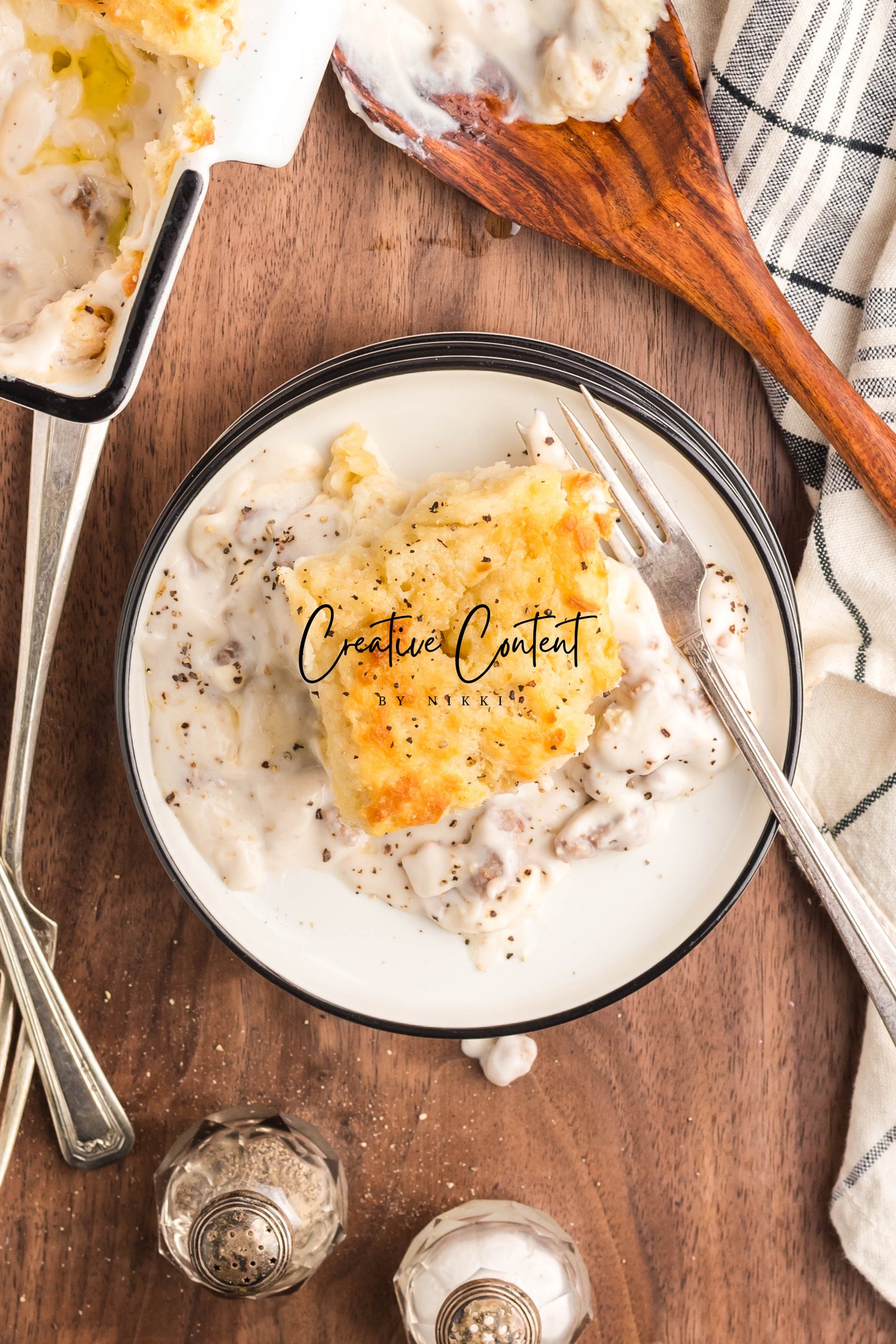 Sausage Gravy Butter Swim Biscuits - Exclusive