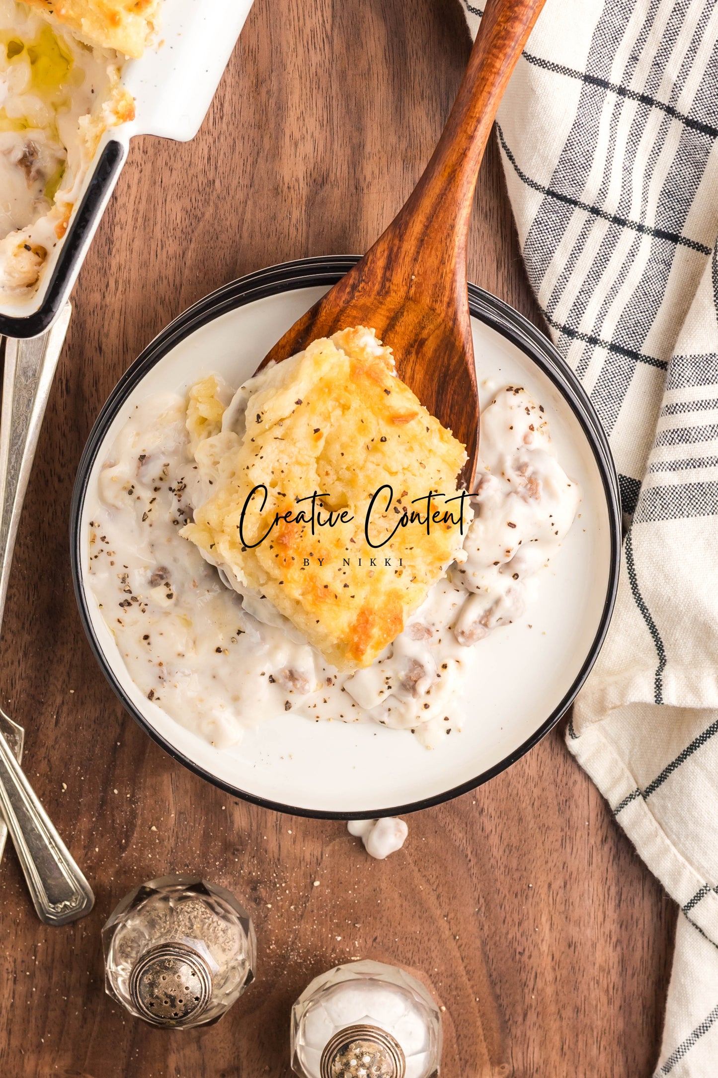 Sausage Gravy Butter Swim Biscuits - Exclusive