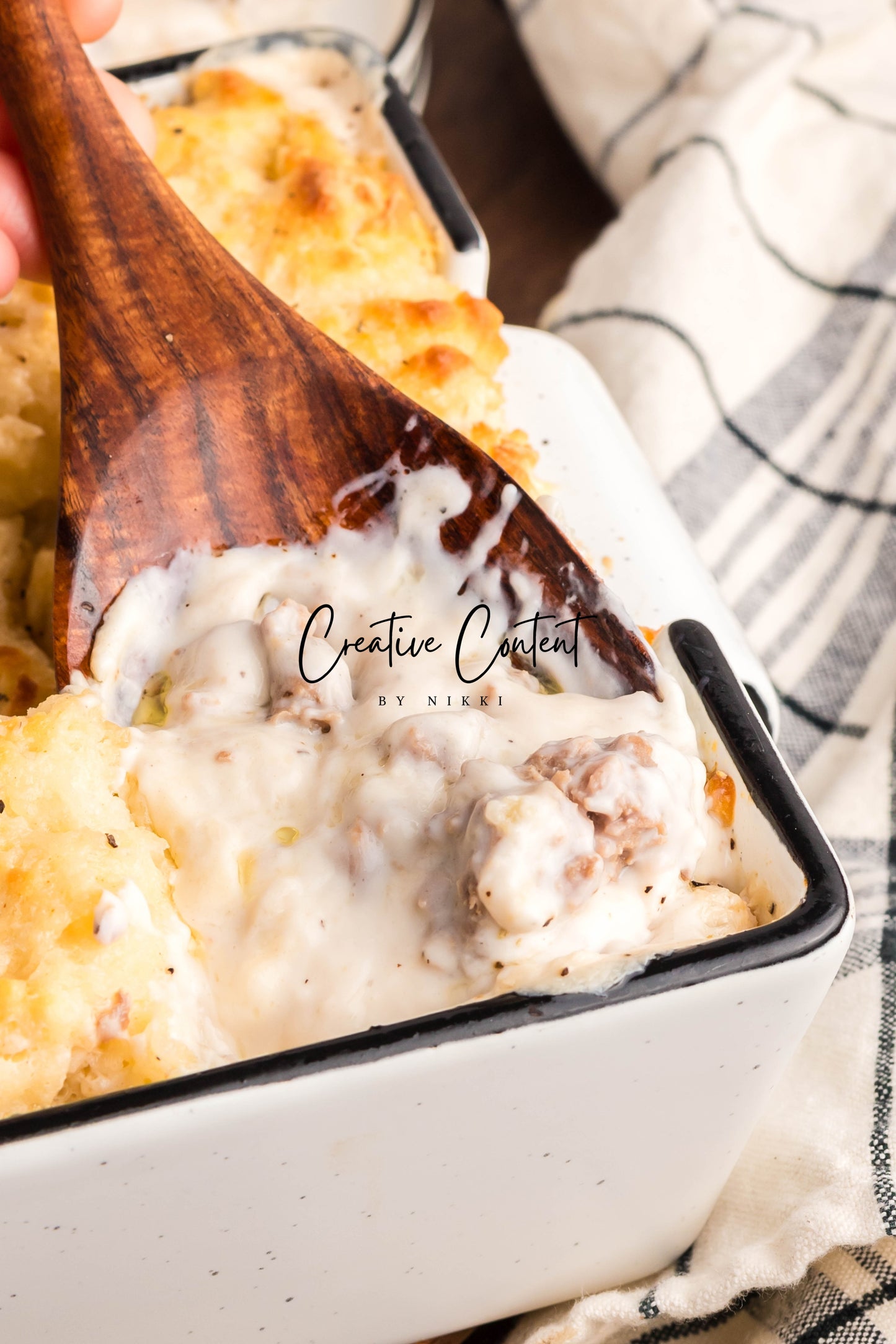 Sausage Gravy Butter Swim Biscuits - Exclusive