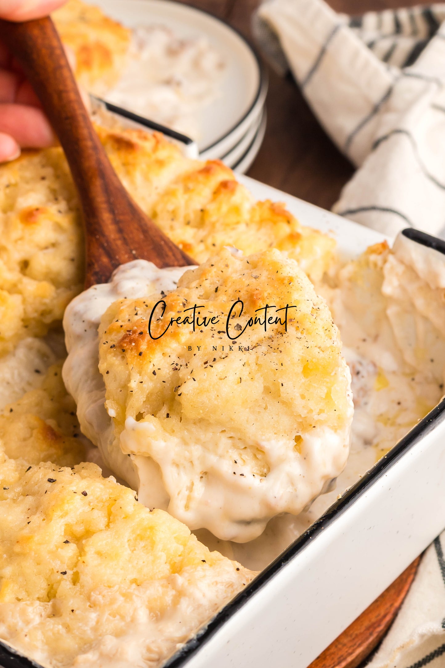 Sausage Gravy Butter Swim Biscuits - Exclusive