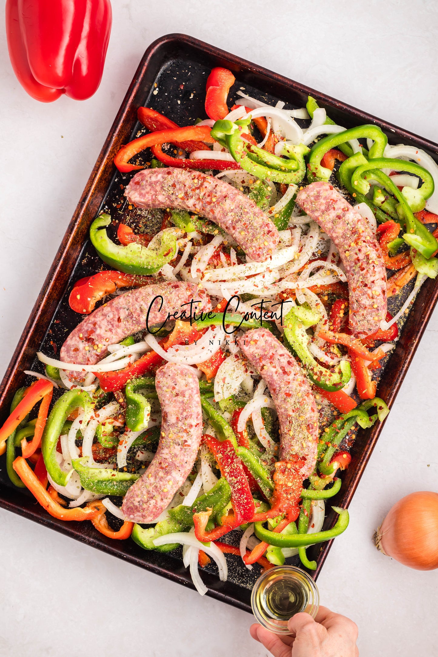 Sheet Pan Sausage and Peppers - Exclusive