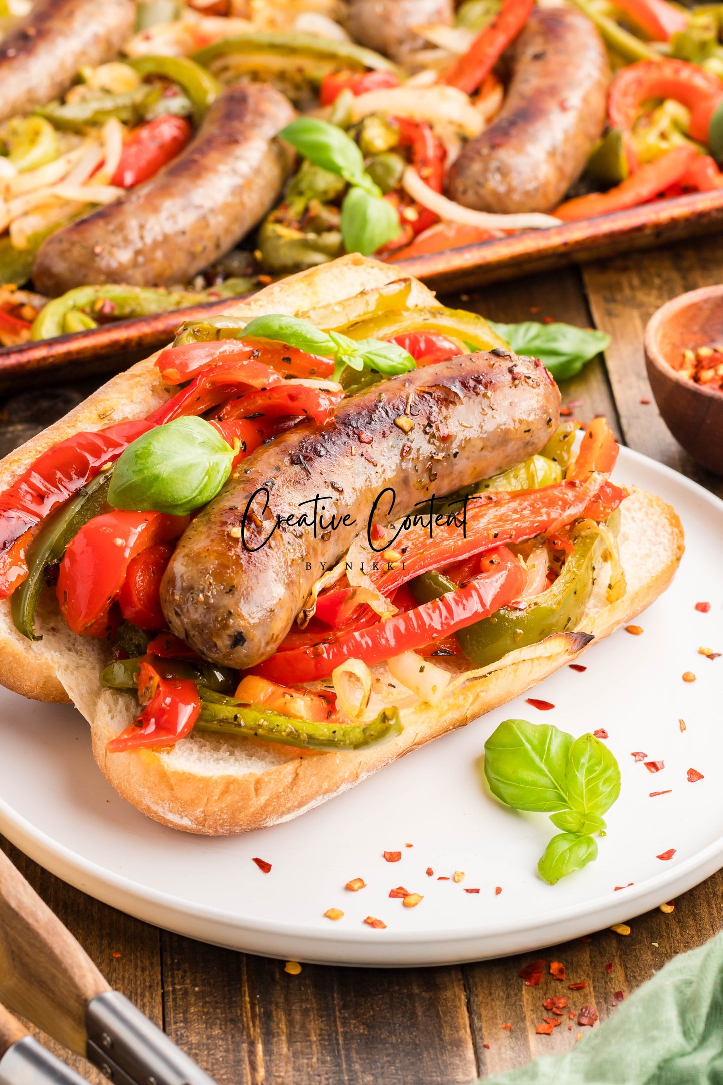 Sheet Pan Sausage and Peppers - Exclusive