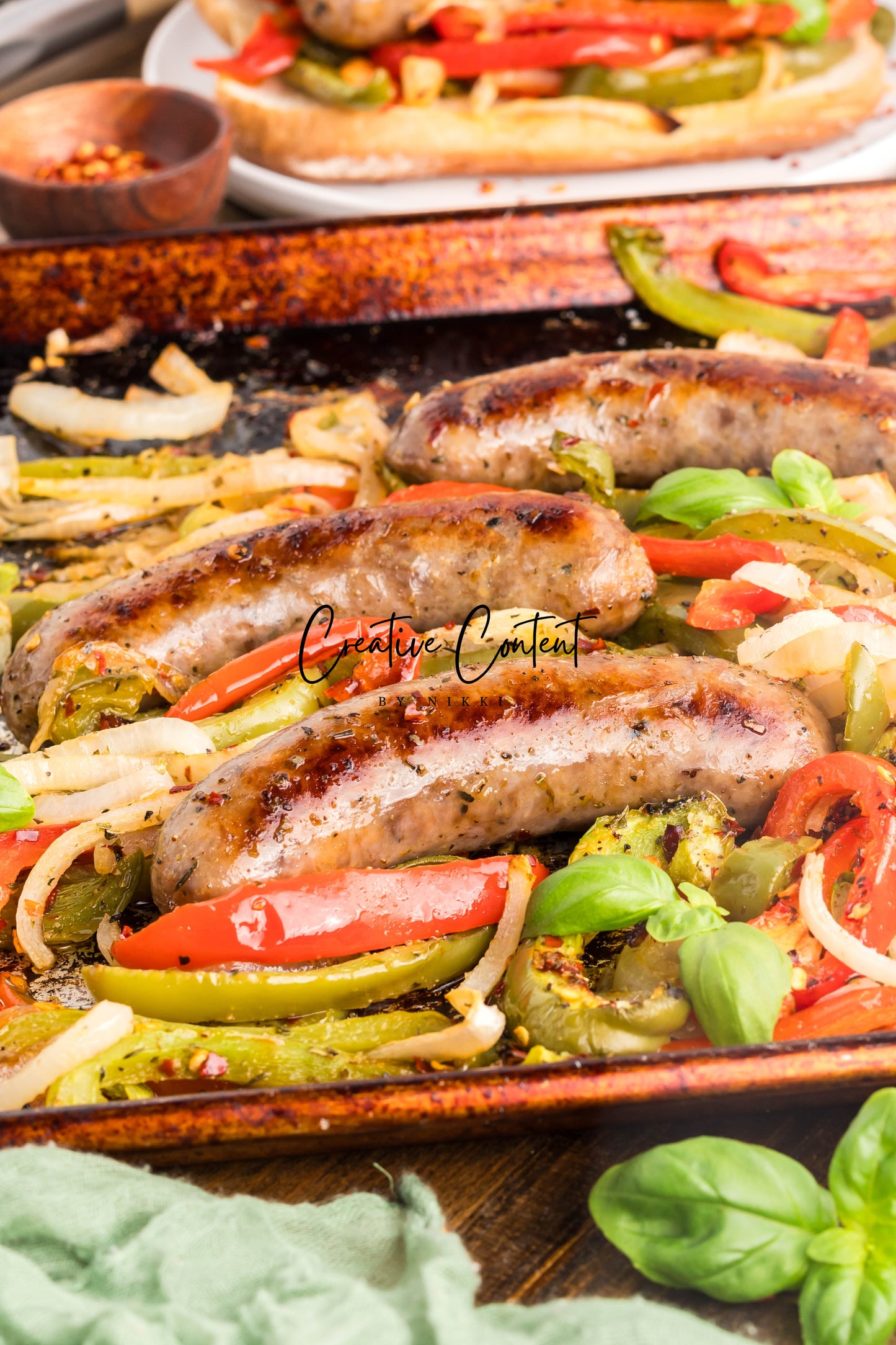 Sheet Pan Sausage and Peppers - Exclusive