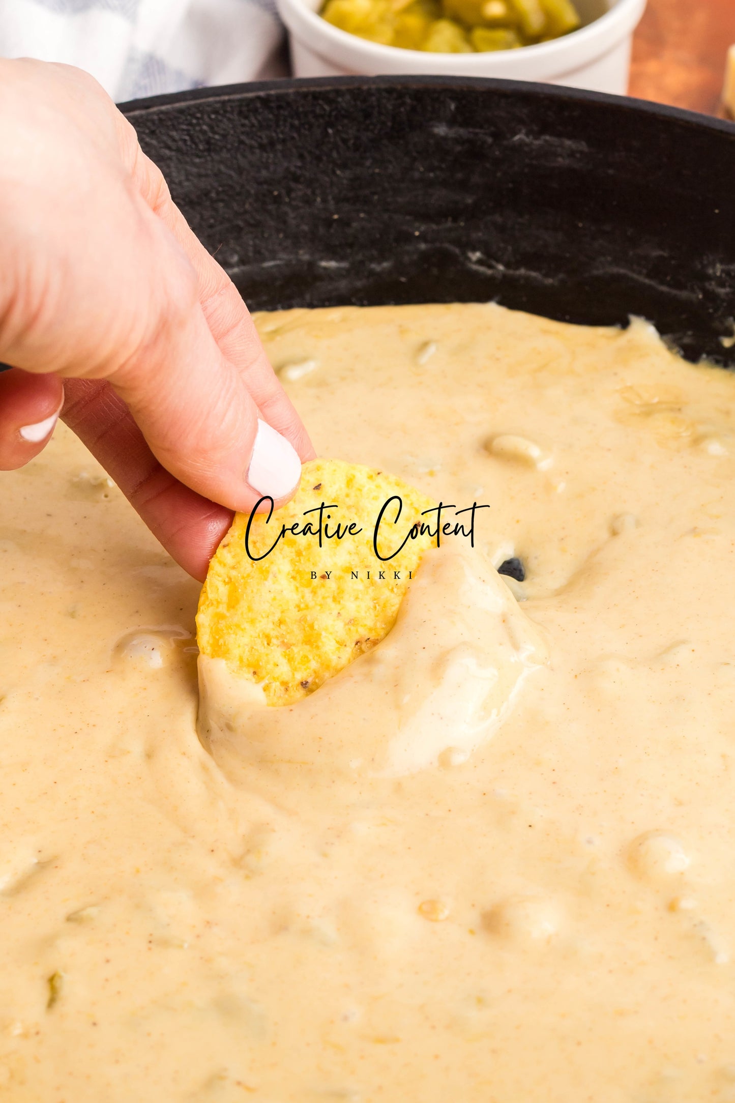 Skillet White Queso Dip - Exclusive (reshoot)